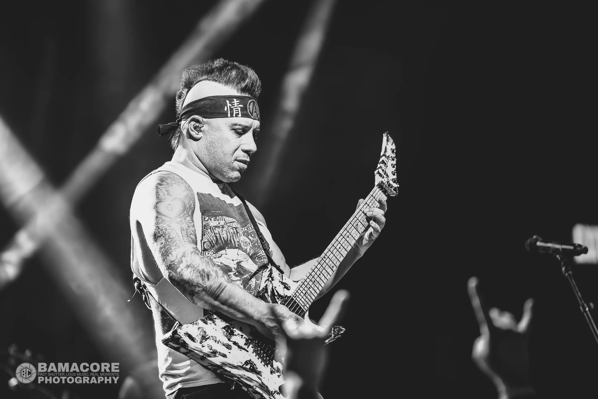 Atreyu performing at Iron City, Birmingham AL — concert photography by Bamacore