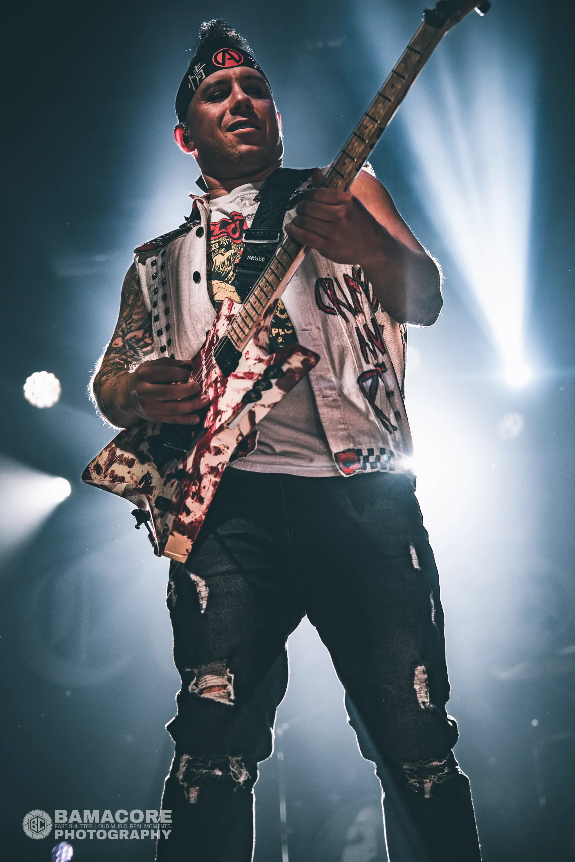 Atreyu performing at Iron City, Birmingham AL — concert photography by Bamacore