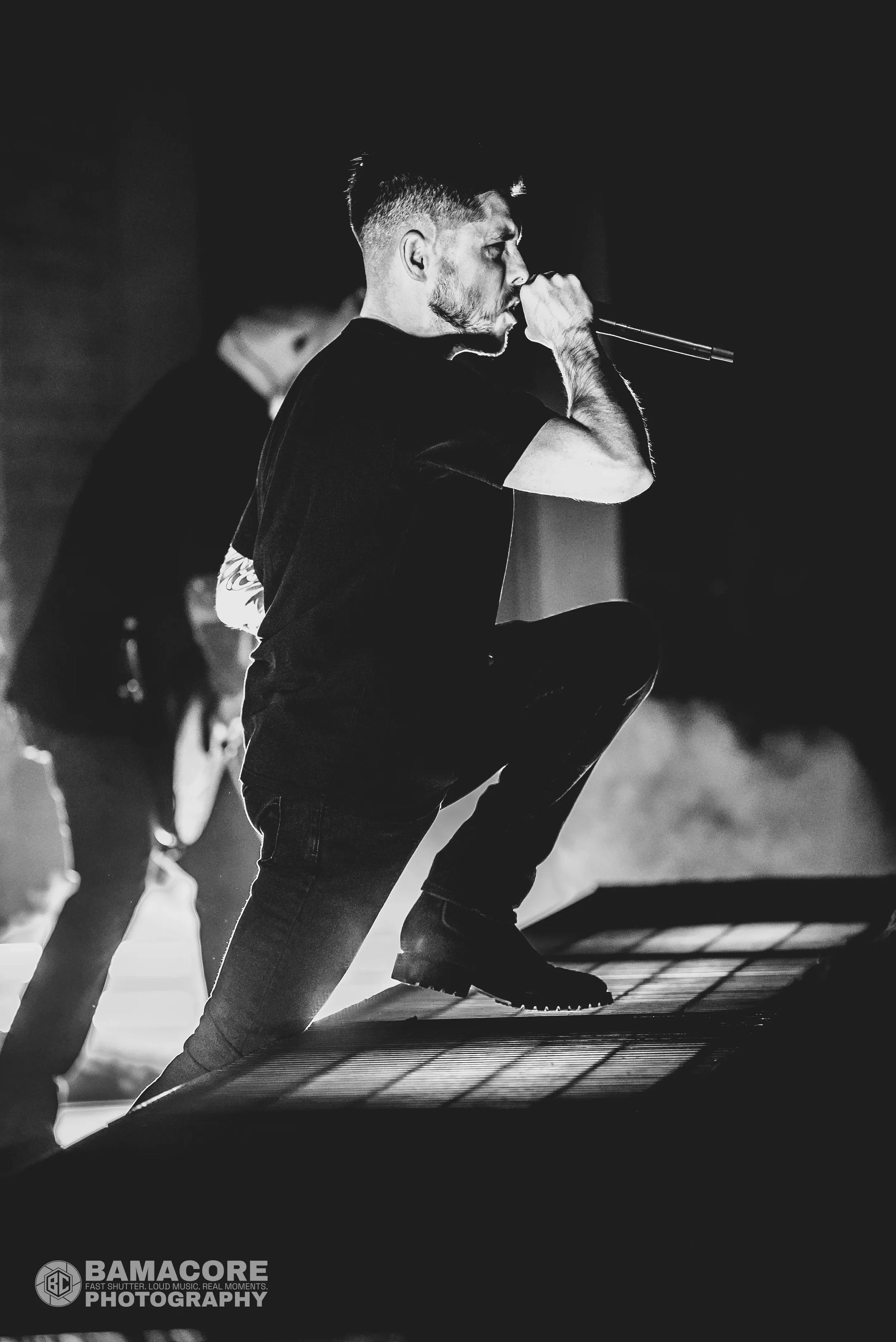 Whitechapel performing at Iron City, Birmingham AL — concert photography by Bamacore