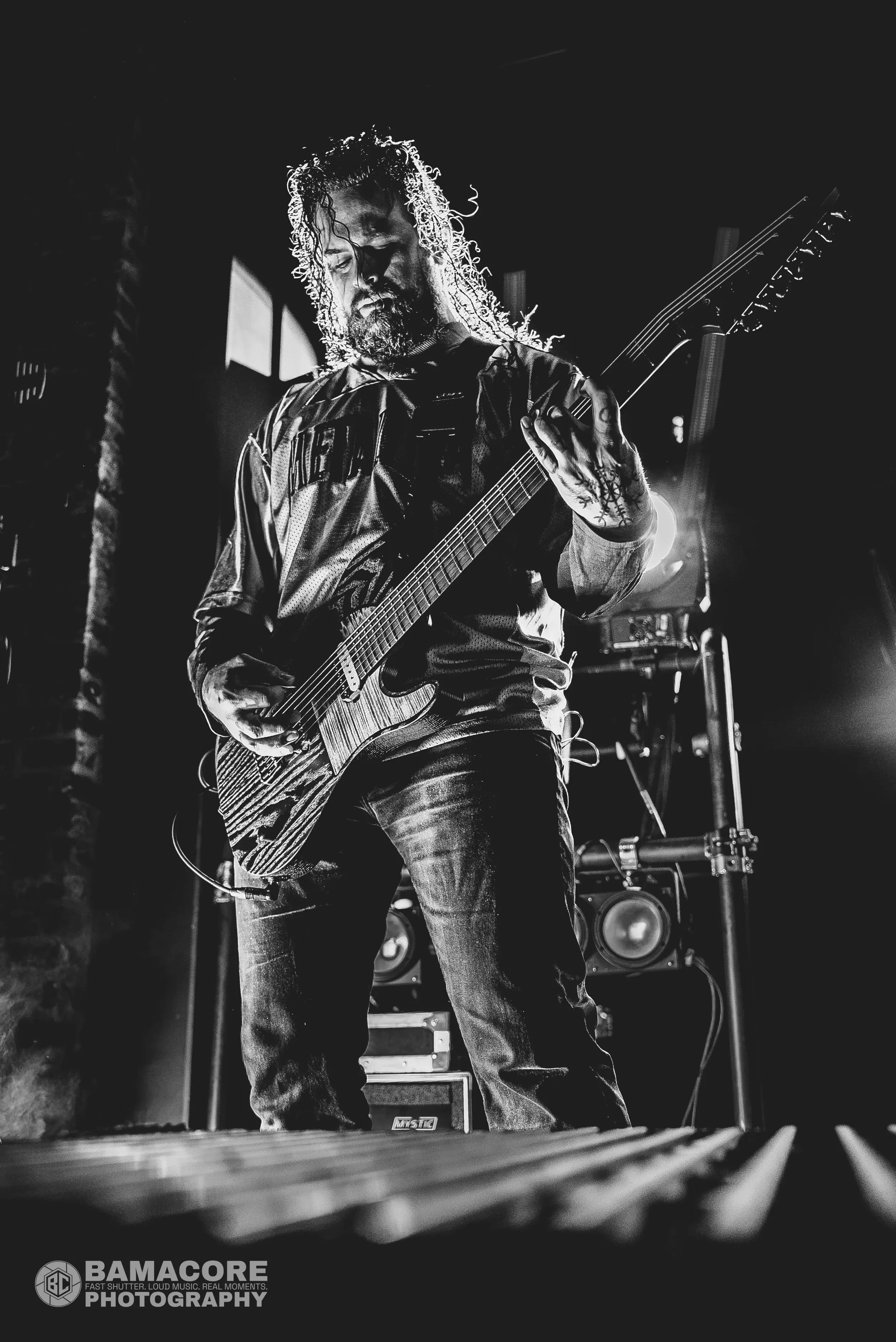 Whitechapel performing at Iron City, Birmingham AL — concert photography by Bamacore