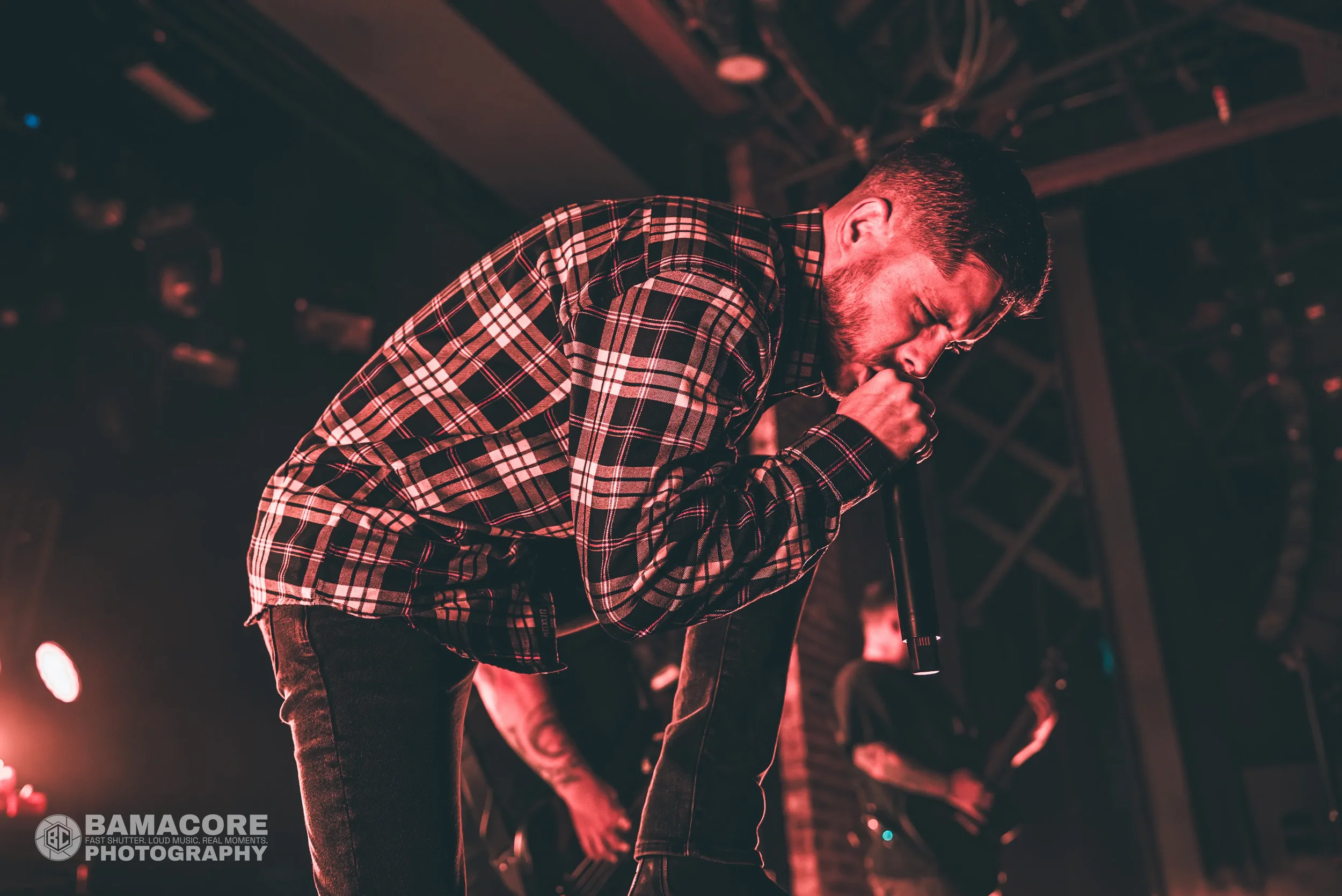 Whitechapel performing at Iron City, Birmingham AL — concert photography by Bamacore