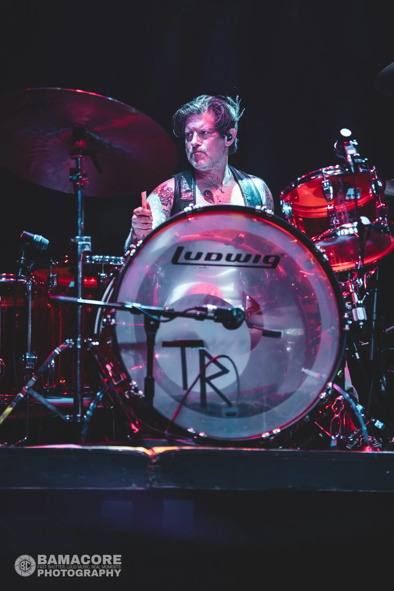 Thursday performing at Workplay, Birmingham AL — concert photography by Bamacore