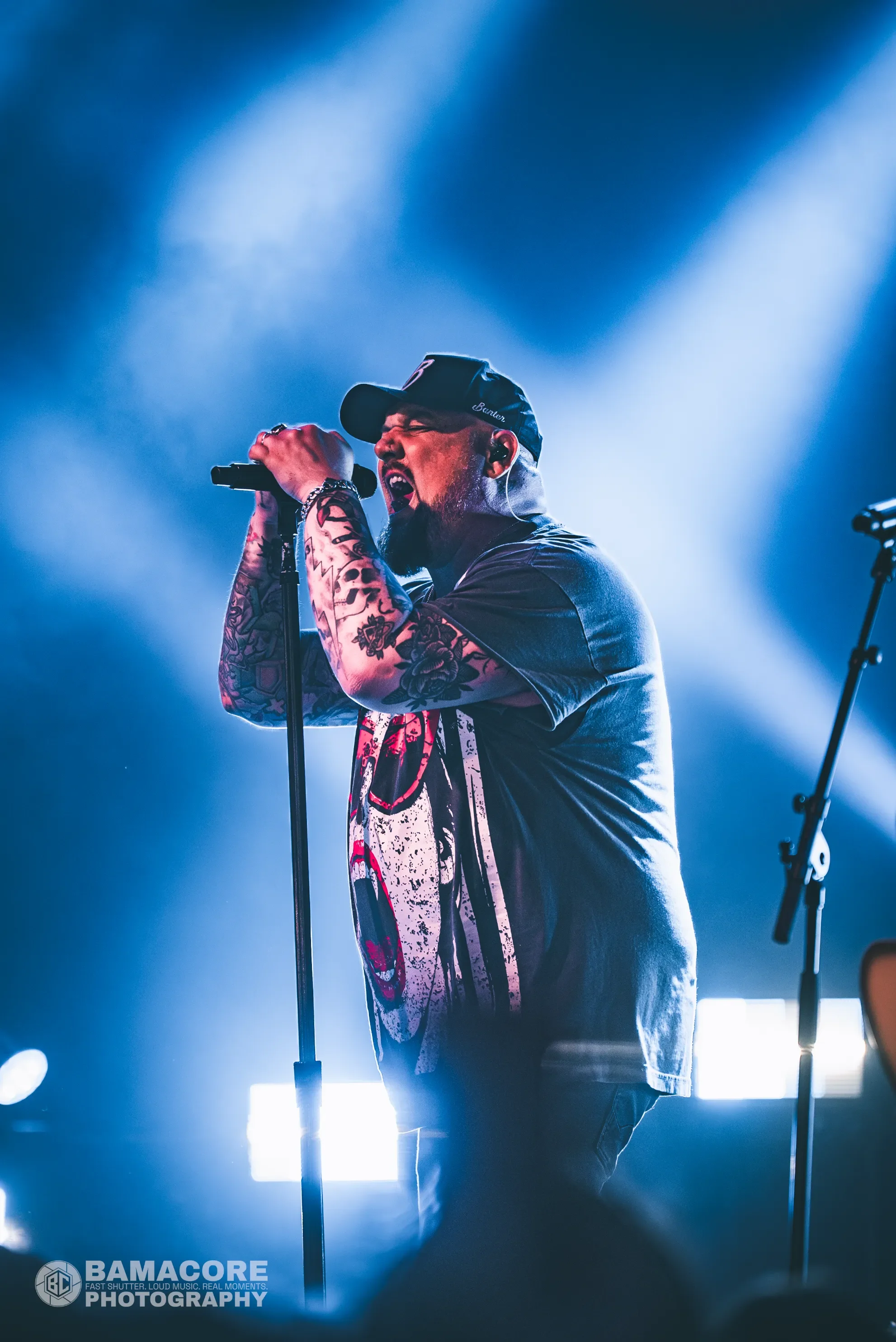 Atreyu performing at Iron City, Birmingham AL — concert photography by Bamacore