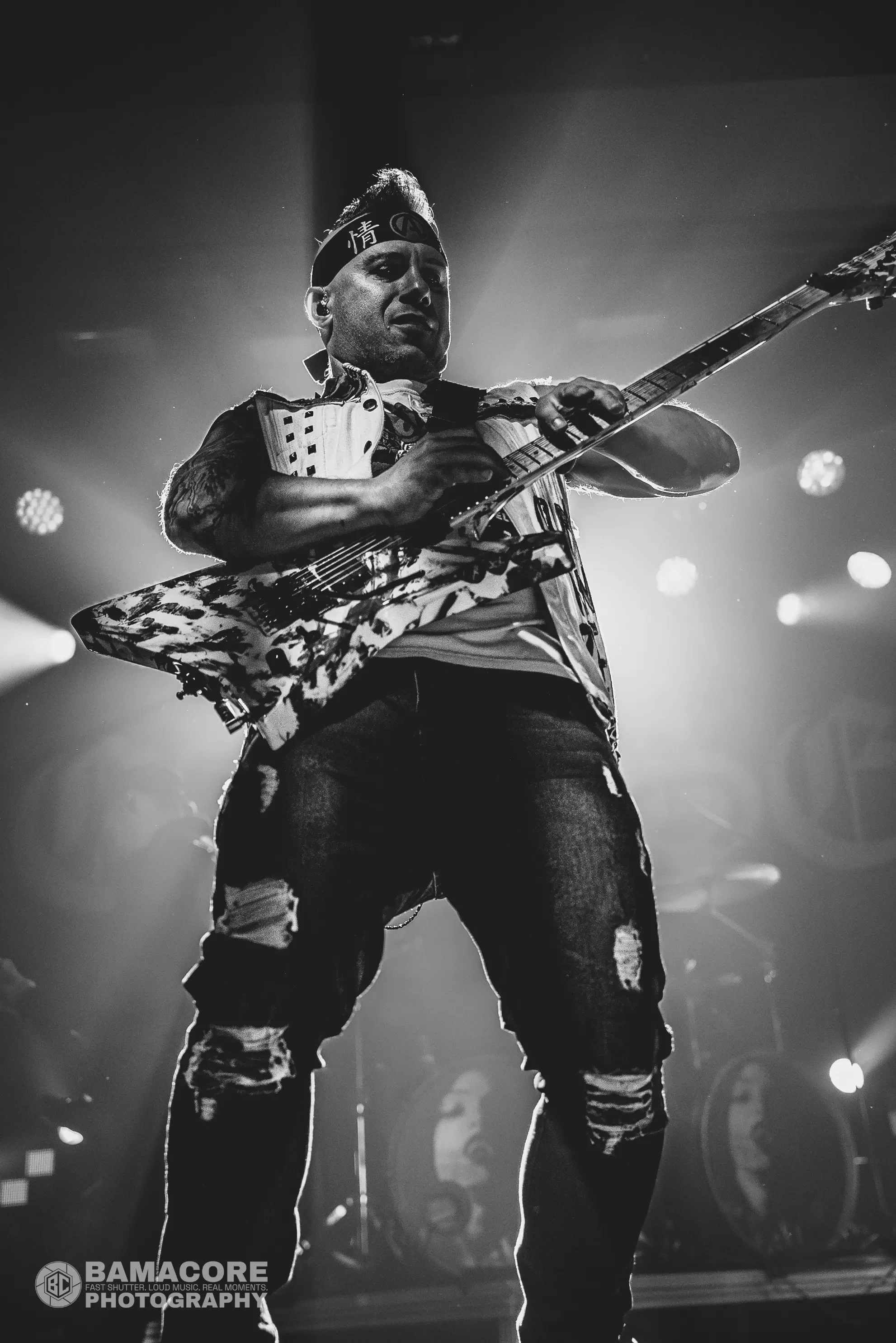 Atreyu performing at Iron City, Birmingham AL — concert photography by Bamacore