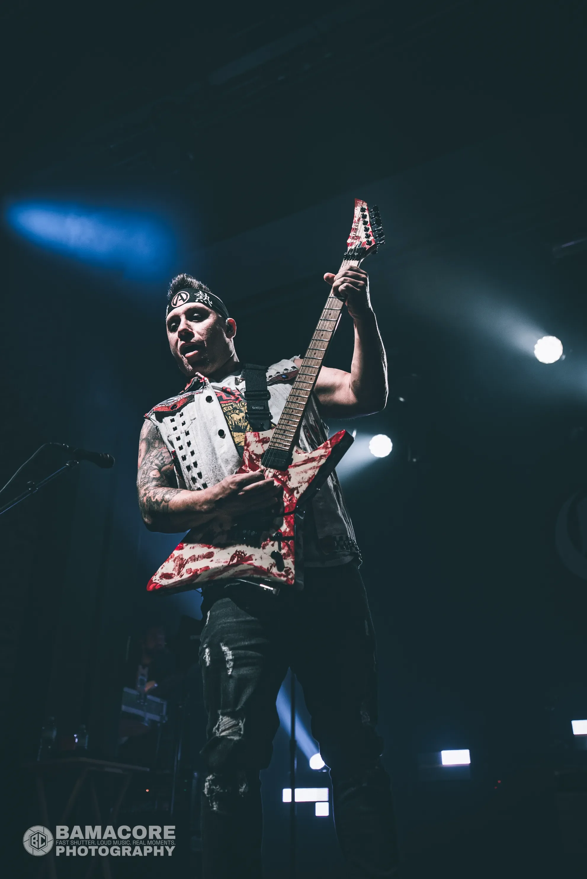 Atreyu performing at Iron City, Birmingham AL — concert photography by Bamacore