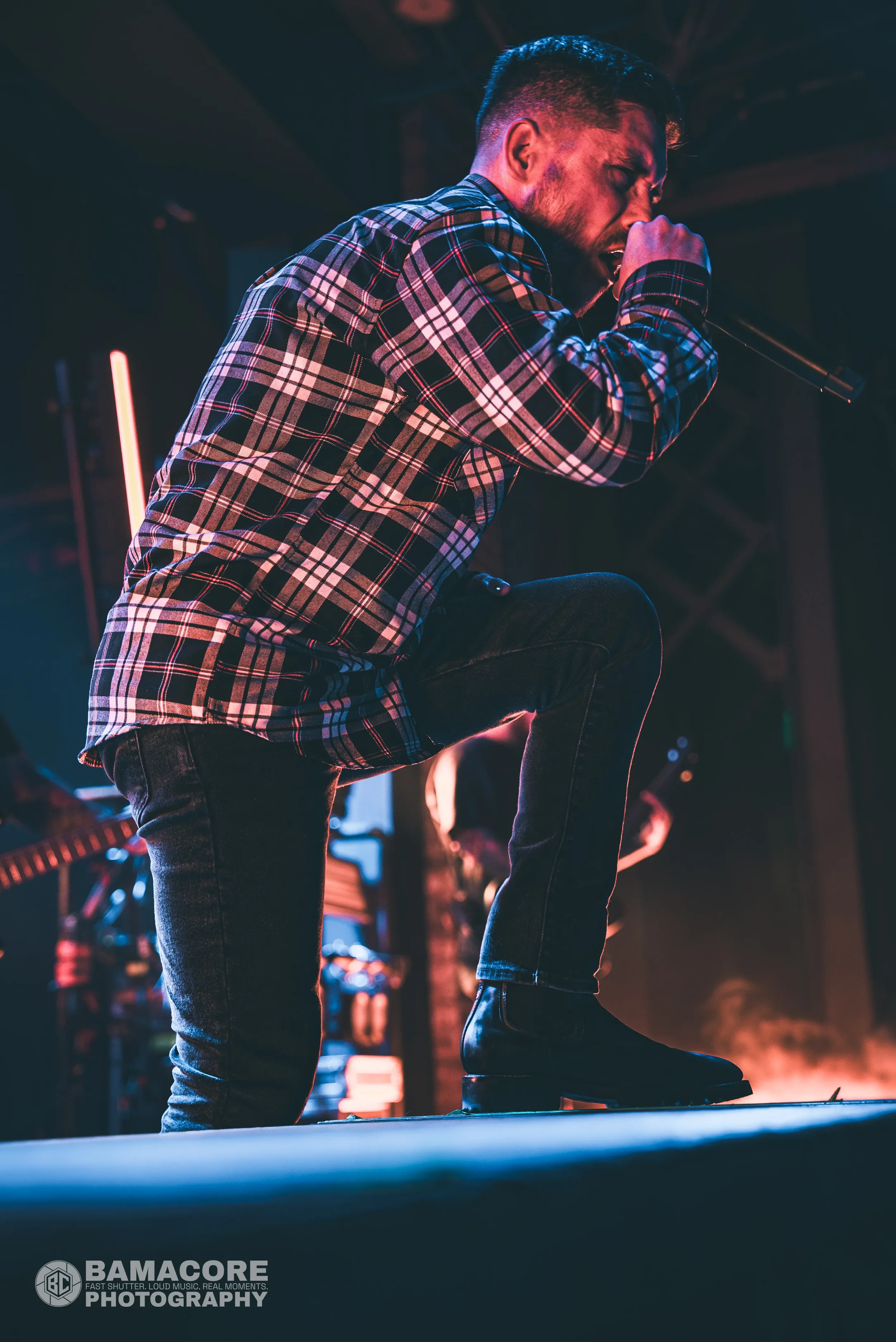 Whitechapel performing at Iron City, Birmingham AL — concert photography by Bamacore