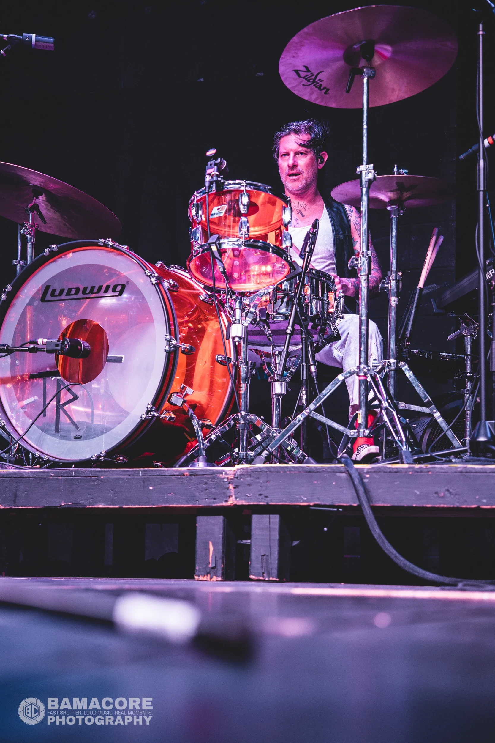 Thursday performing at Workplay, Birmingham AL — concert photography by Bamacore