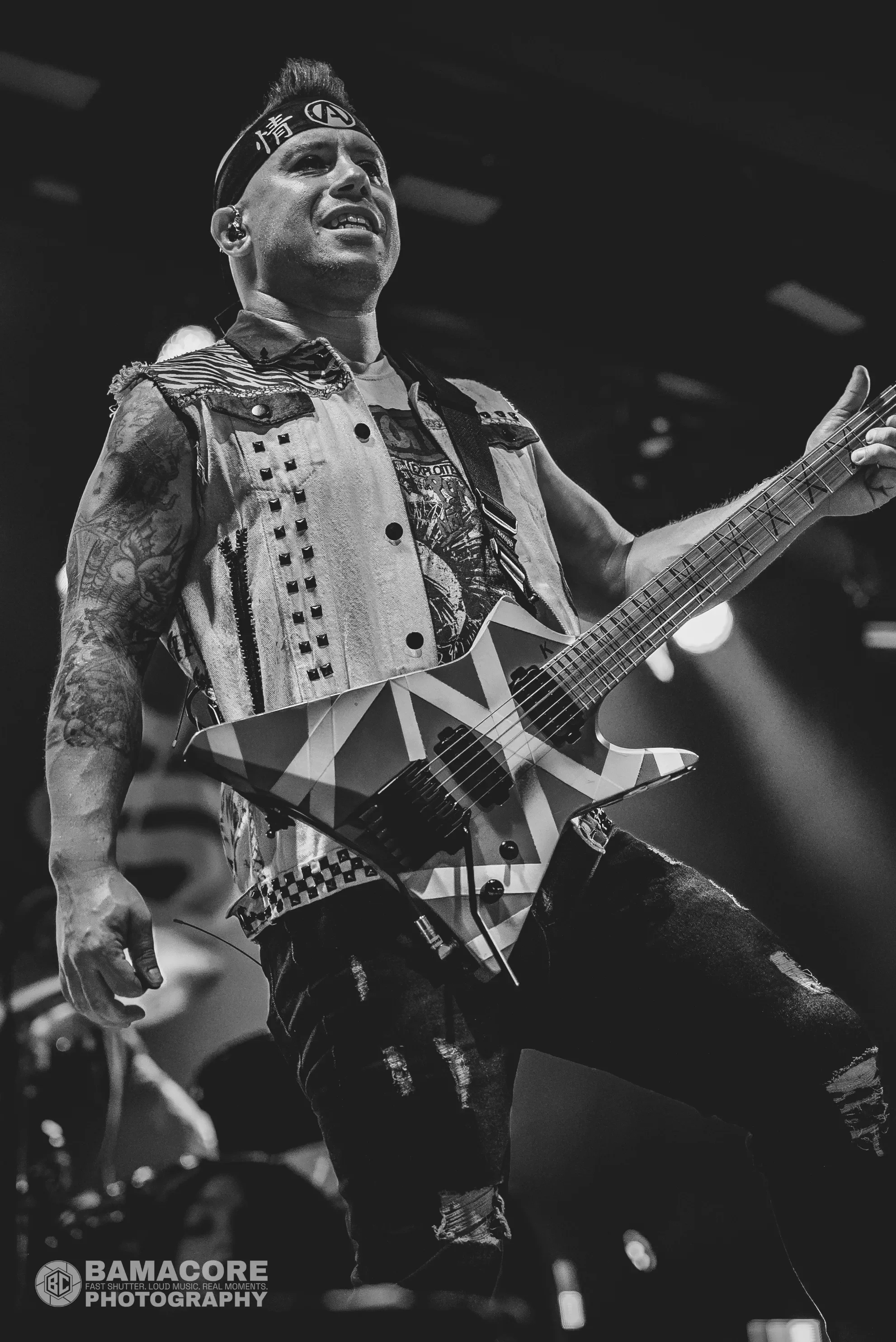 Atreyu performing at Iron City, Birmingham AL — concert photography by Bamacore