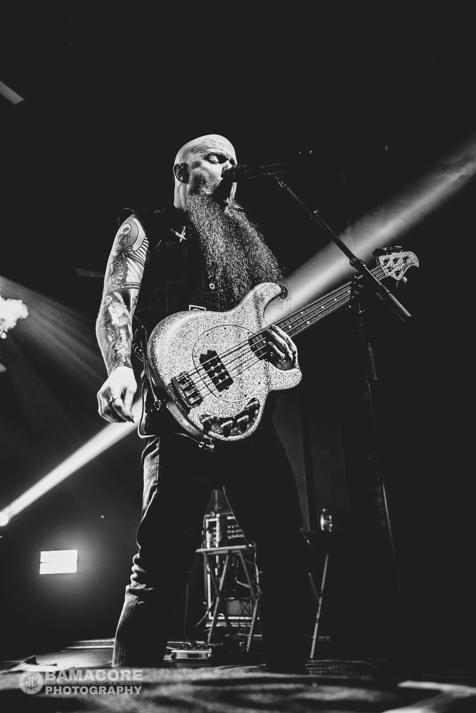 Atreyu performing at Iron City, Birmingham AL — concert photography by Bamacore