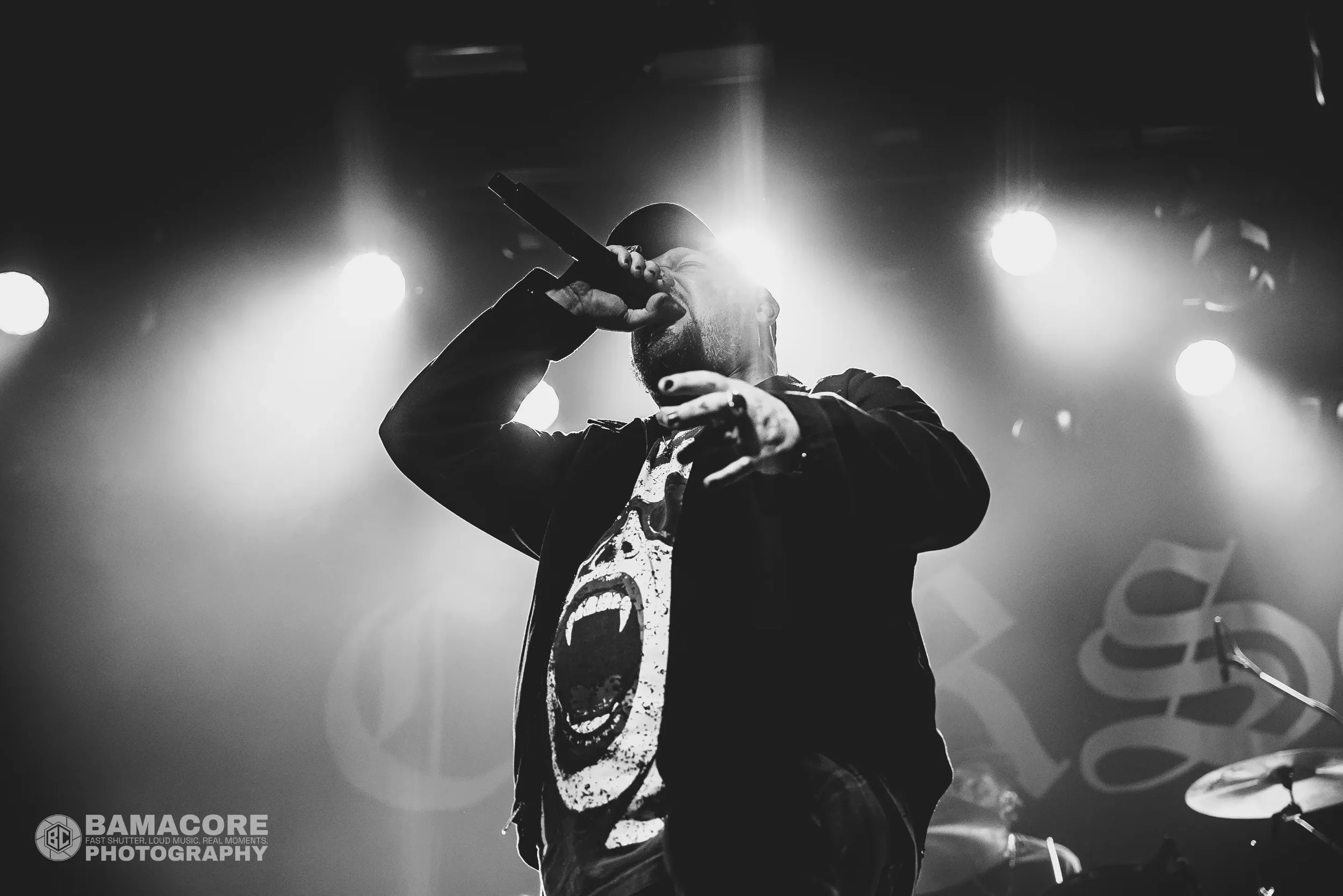 Atreyu performing at Iron City, Birmingham AL — concert photography by Bamacore