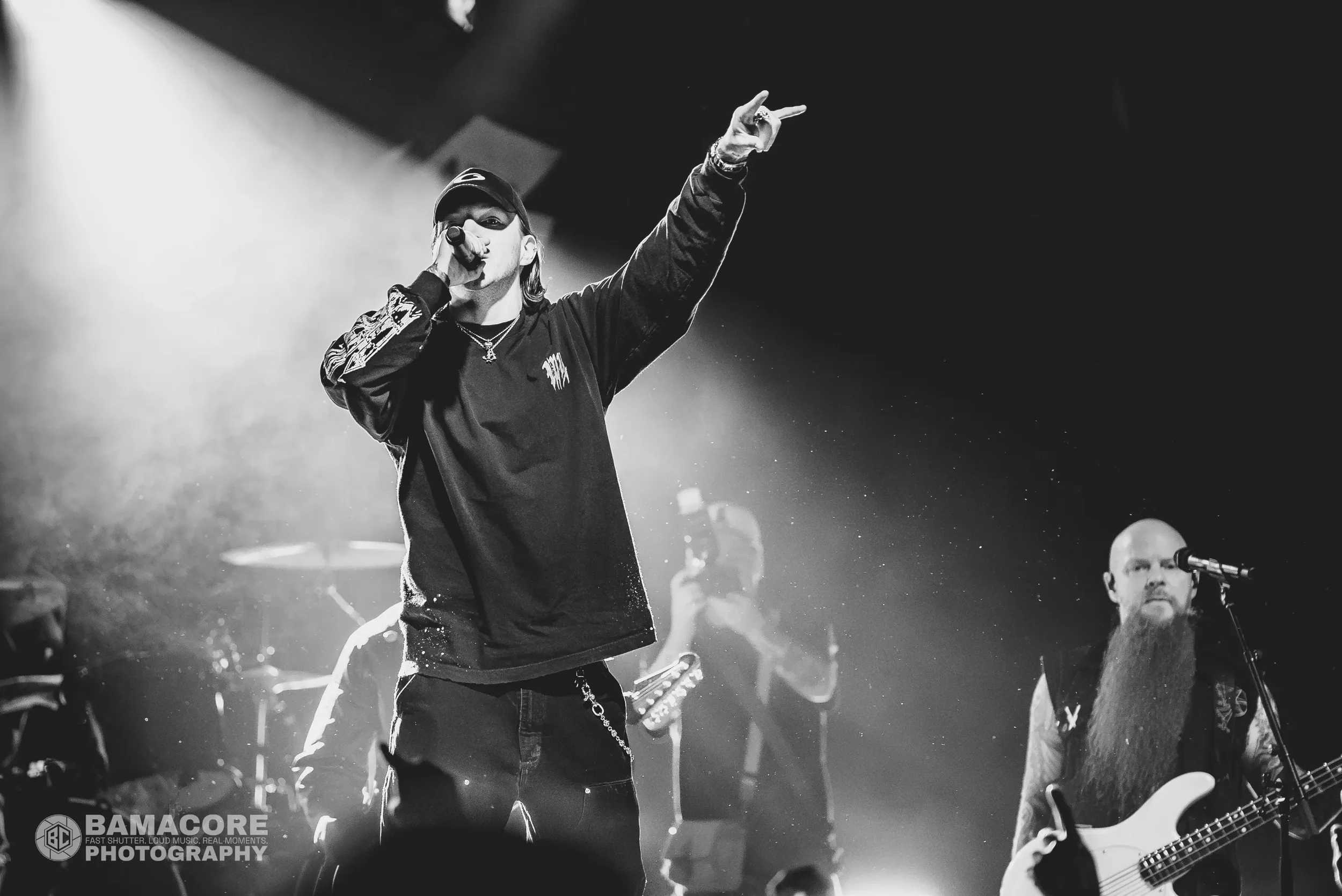 Atreyu performing at Iron City, Birmingham AL — concert photography by Bamacore