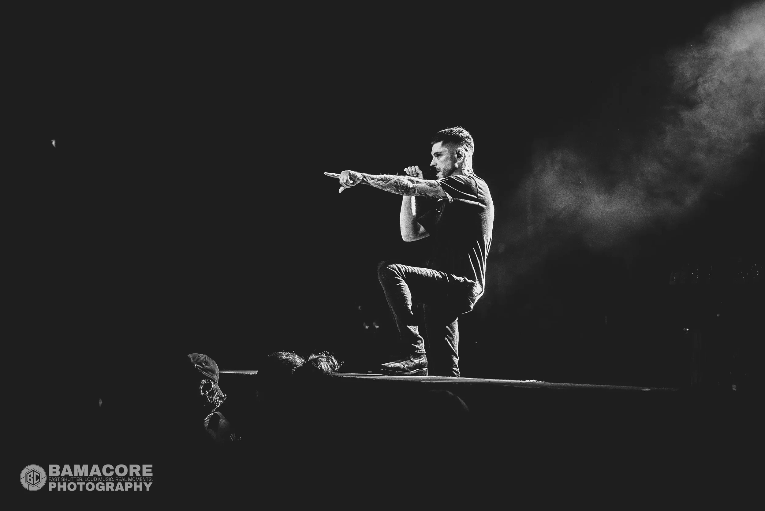 Whitechapel performing at Iron City, Birmingham AL — concert photography by Bamacore