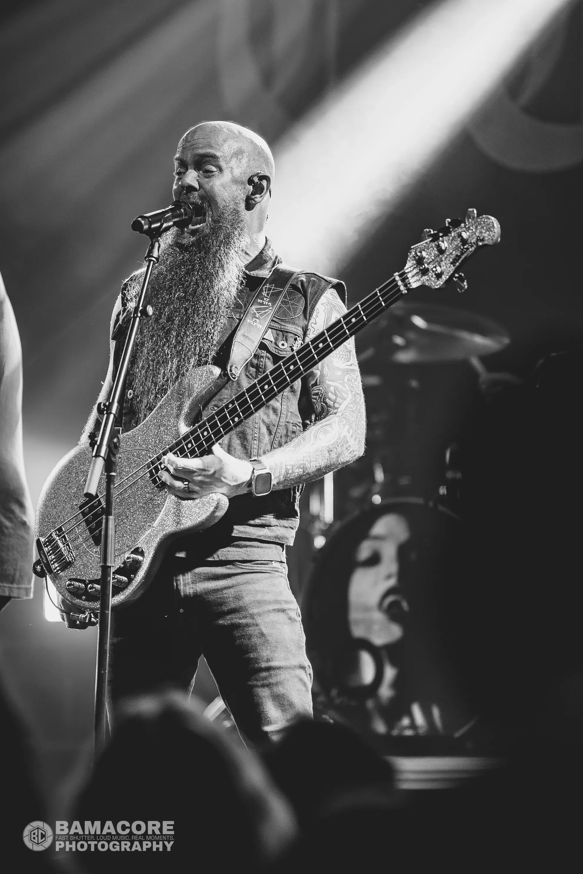 Atreyu performing at Iron City, Birmingham AL — concert photography by Bamacore