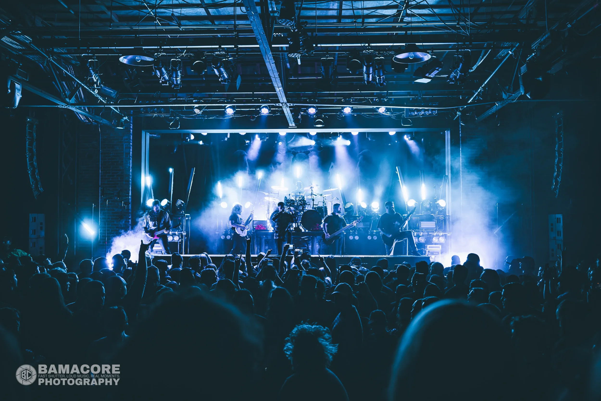 Whitechapel performing at Iron City, Birmingham AL — concert photography by Bamacore