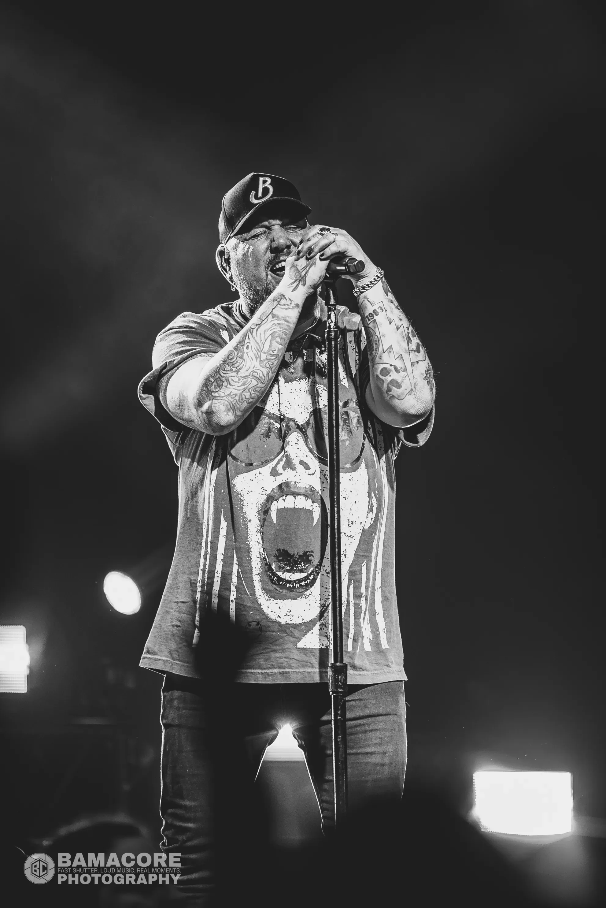 Atreyu performing at Iron City, Birmingham AL — concert photography by Bamacore