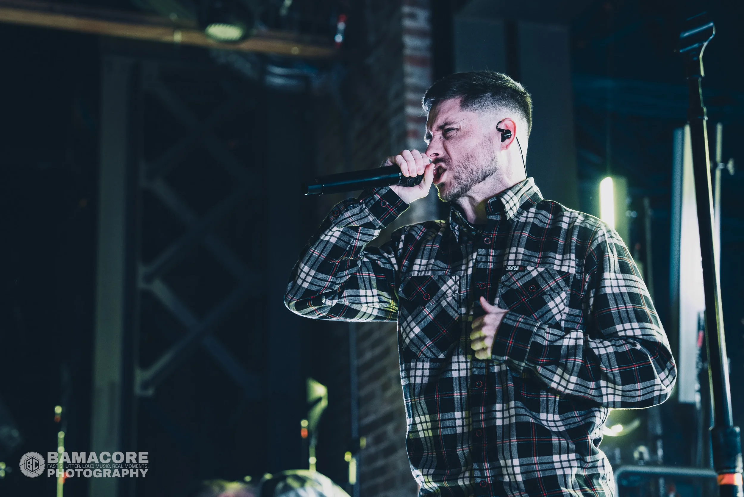 Whitechapel performing at Iron City, Birmingham AL — concert photography by Bamacore