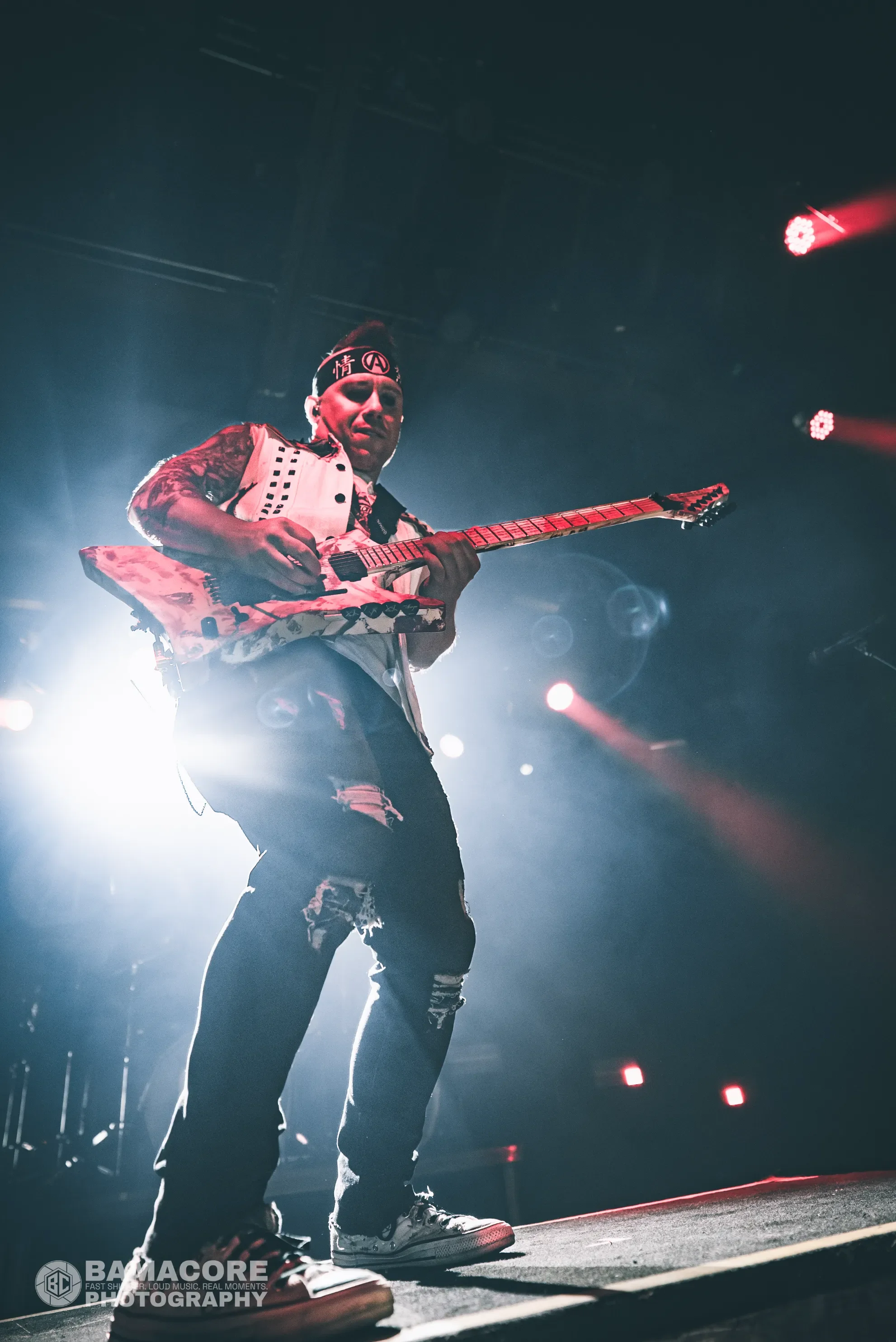 Atreyu performing at Iron City, Birmingham AL — concert photography by Bamacore