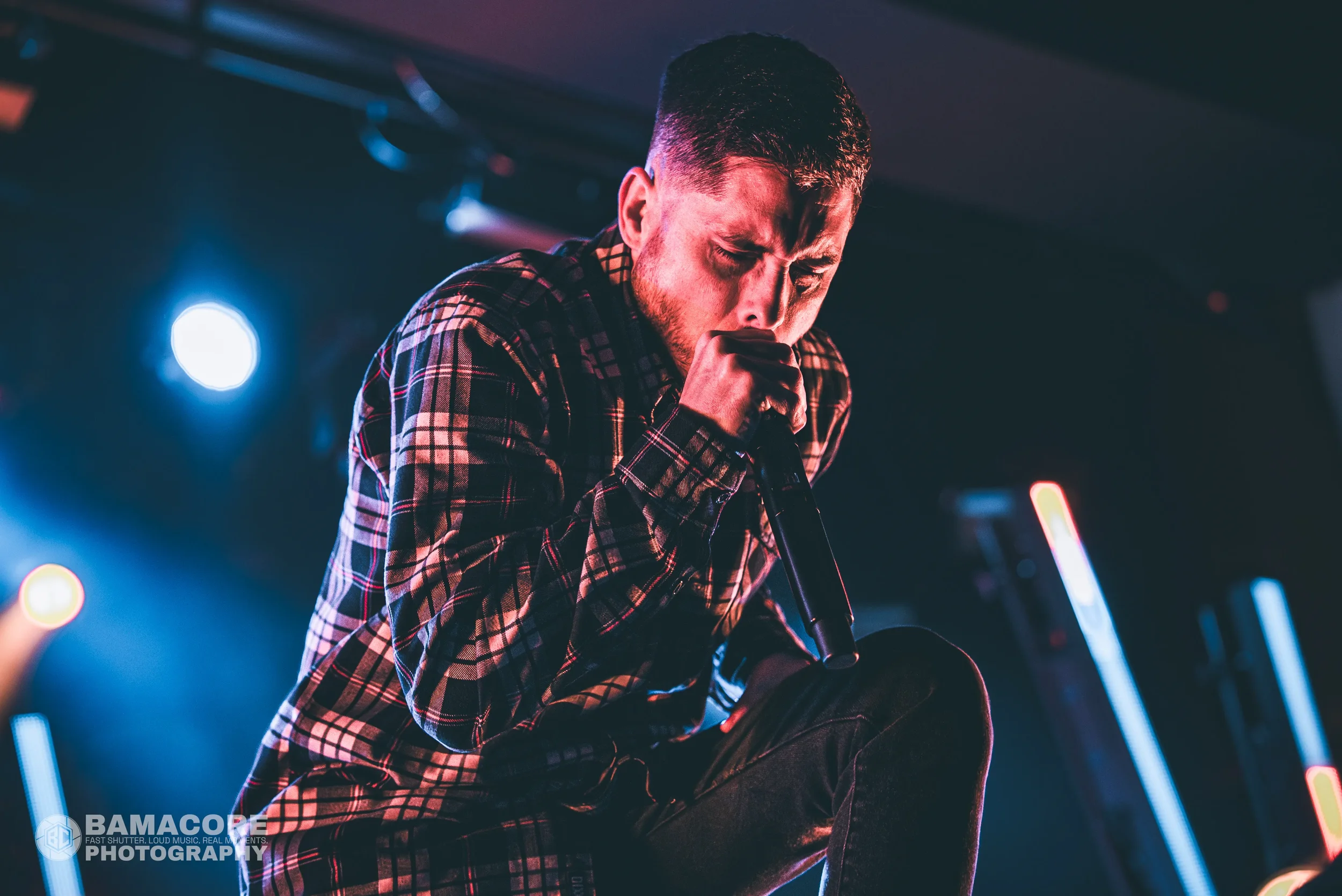 Whitechapel performing at Iron City, Birmingham AL — concert photography by Bamacore