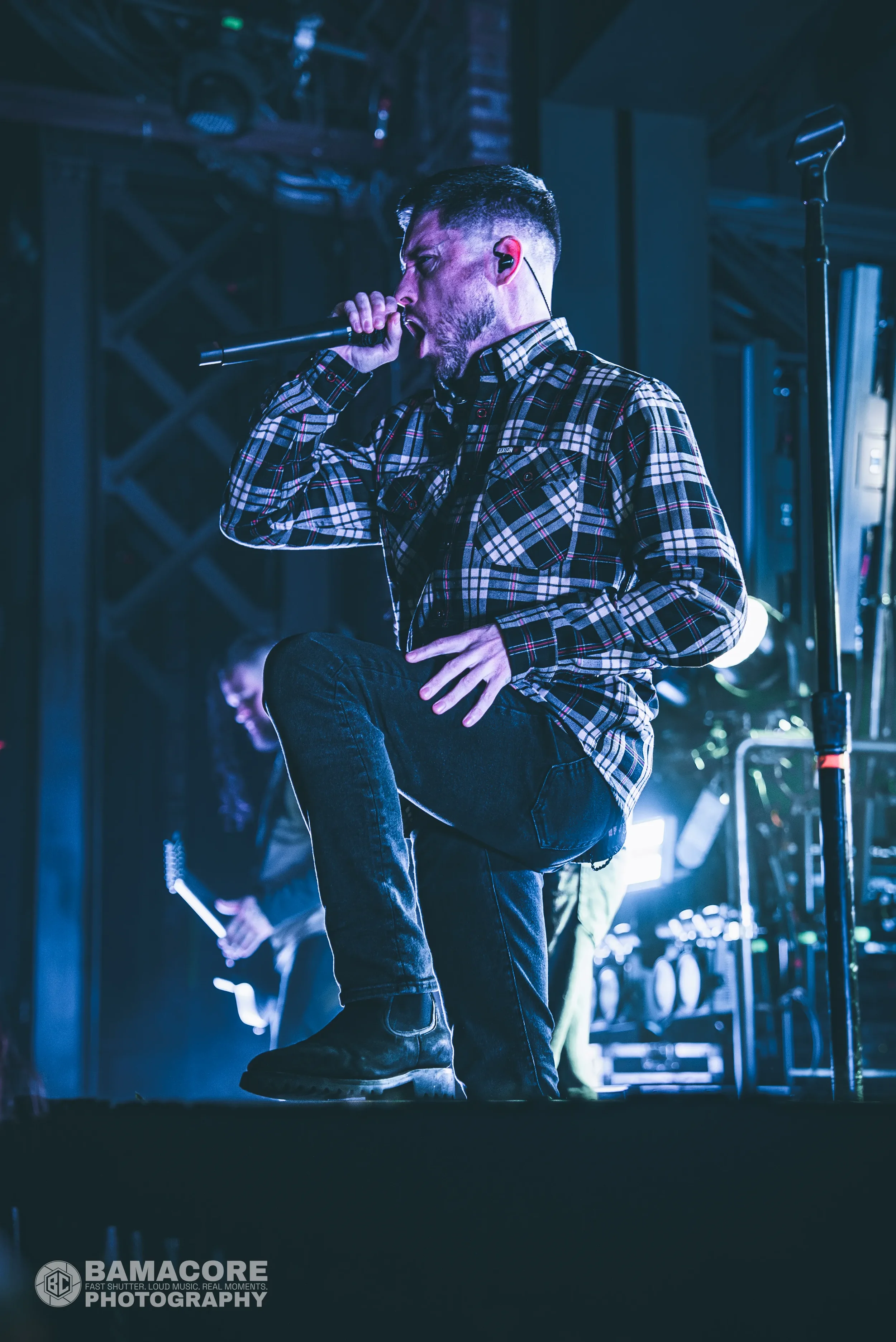 Whitechapel performing at Iron City, Birmingham AL — concert photography by Bamacore