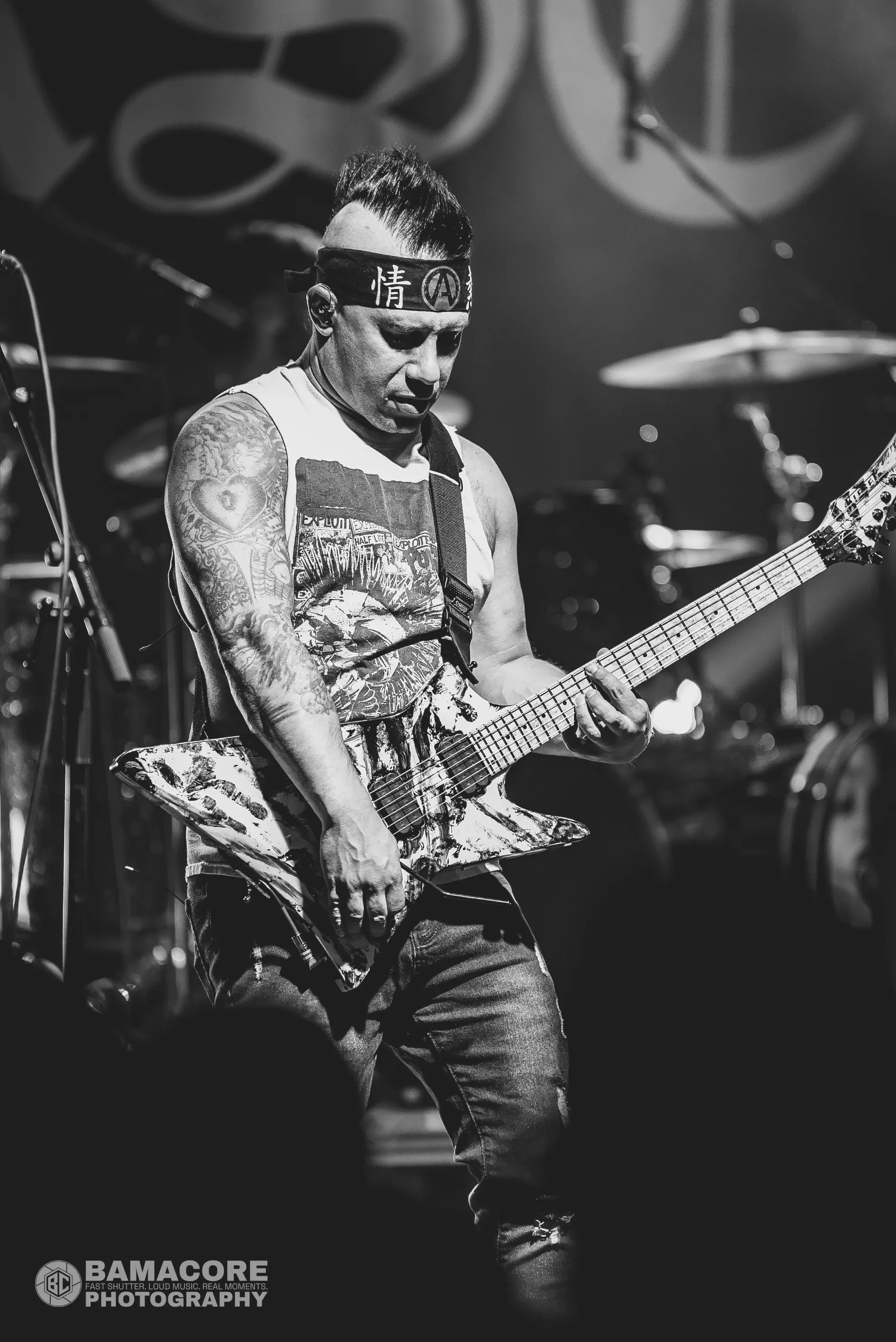 Atreyu performing at Iron City, Birmingham AL — concert photography by Bamacore