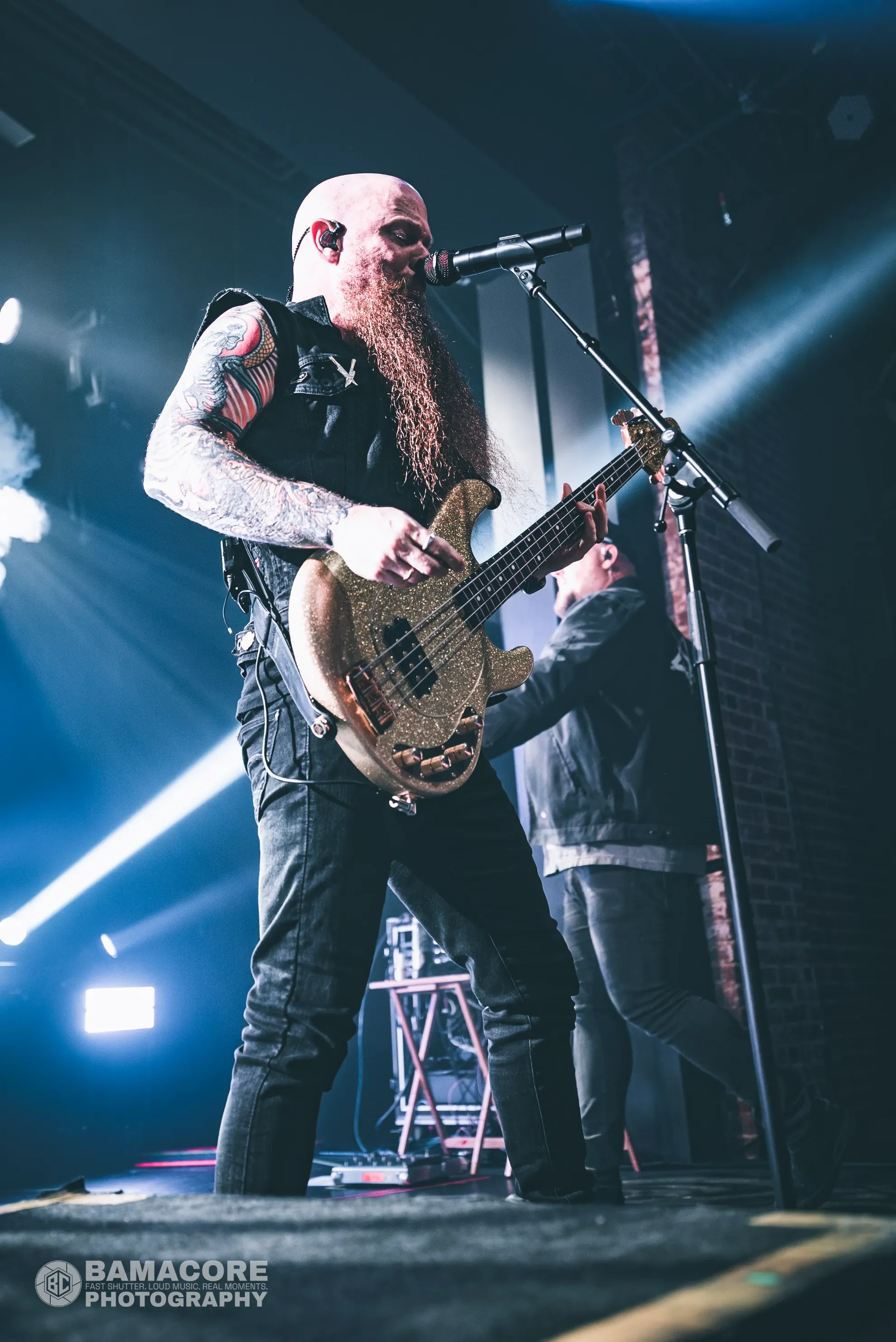 Atreyu performing at Iron City, Birmingham AL — concert photography by Bamacore