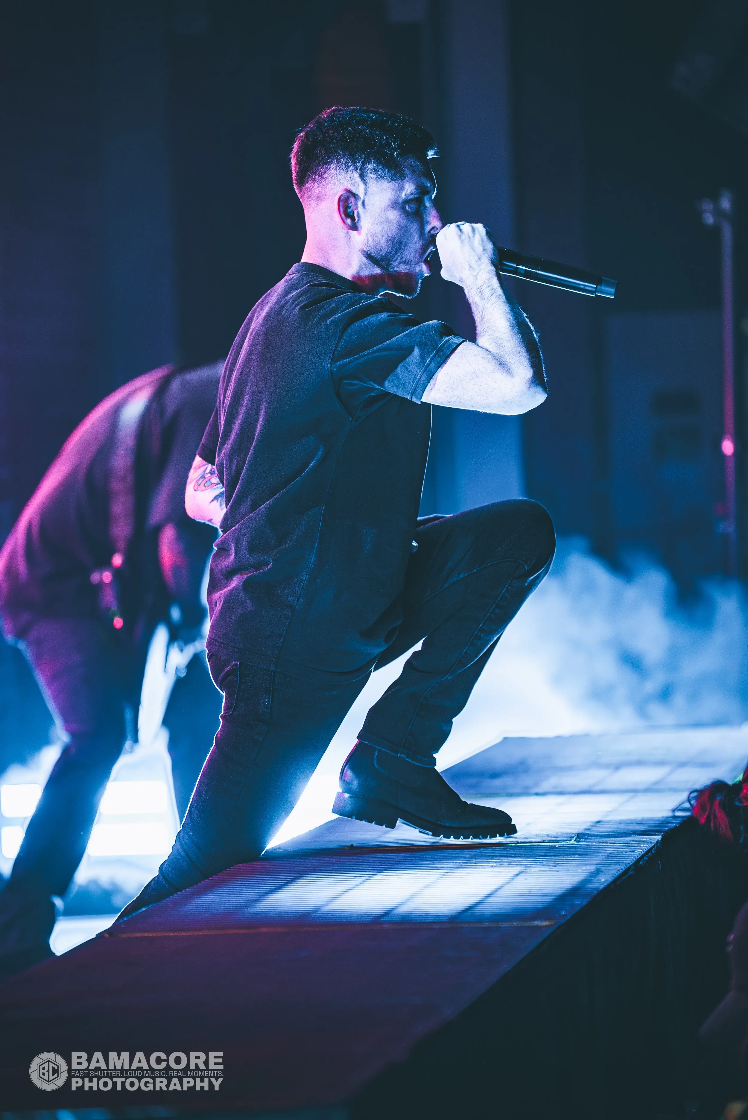 Whitechapel performing at Iron City, Birmingham AL — concert photography by Bamacore