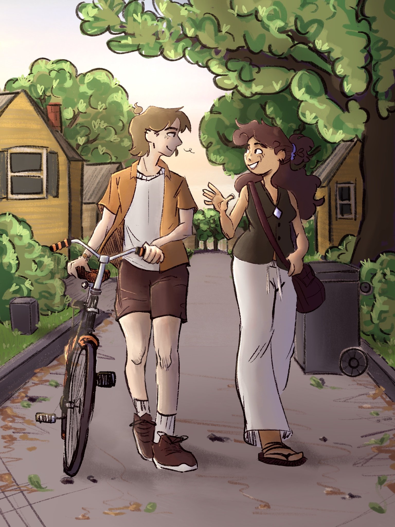 Designs for my characters set in their later teenage years- Aria and Trent