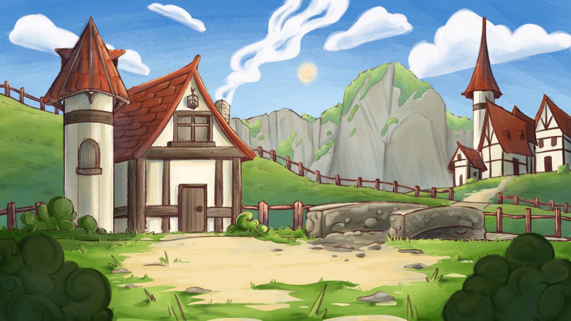 A Cozy Medieval Exterior 