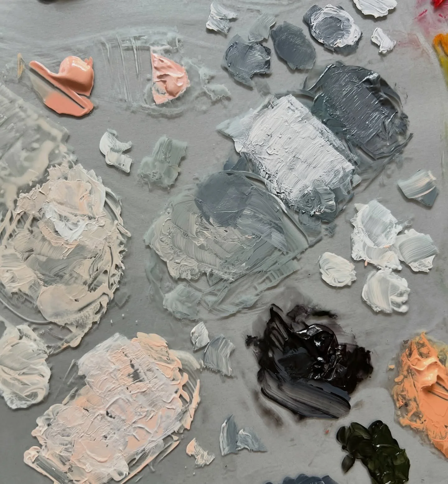 not sure how I feel about this painting yet, but I&rsquo;m calling it done. The palette is 😍, swipe through to see how the painting started&hellip;