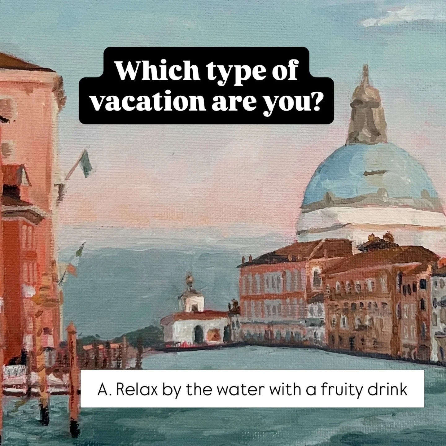 Honestly, I think I&rsquo;m a bit of all 4&hellip;

With summer coming up, vacation planning is on the mind! Which type of vacation are you?? 

These new pieces are available tomorrow!! But Collectors, check your email! You can go see them now!

#vac