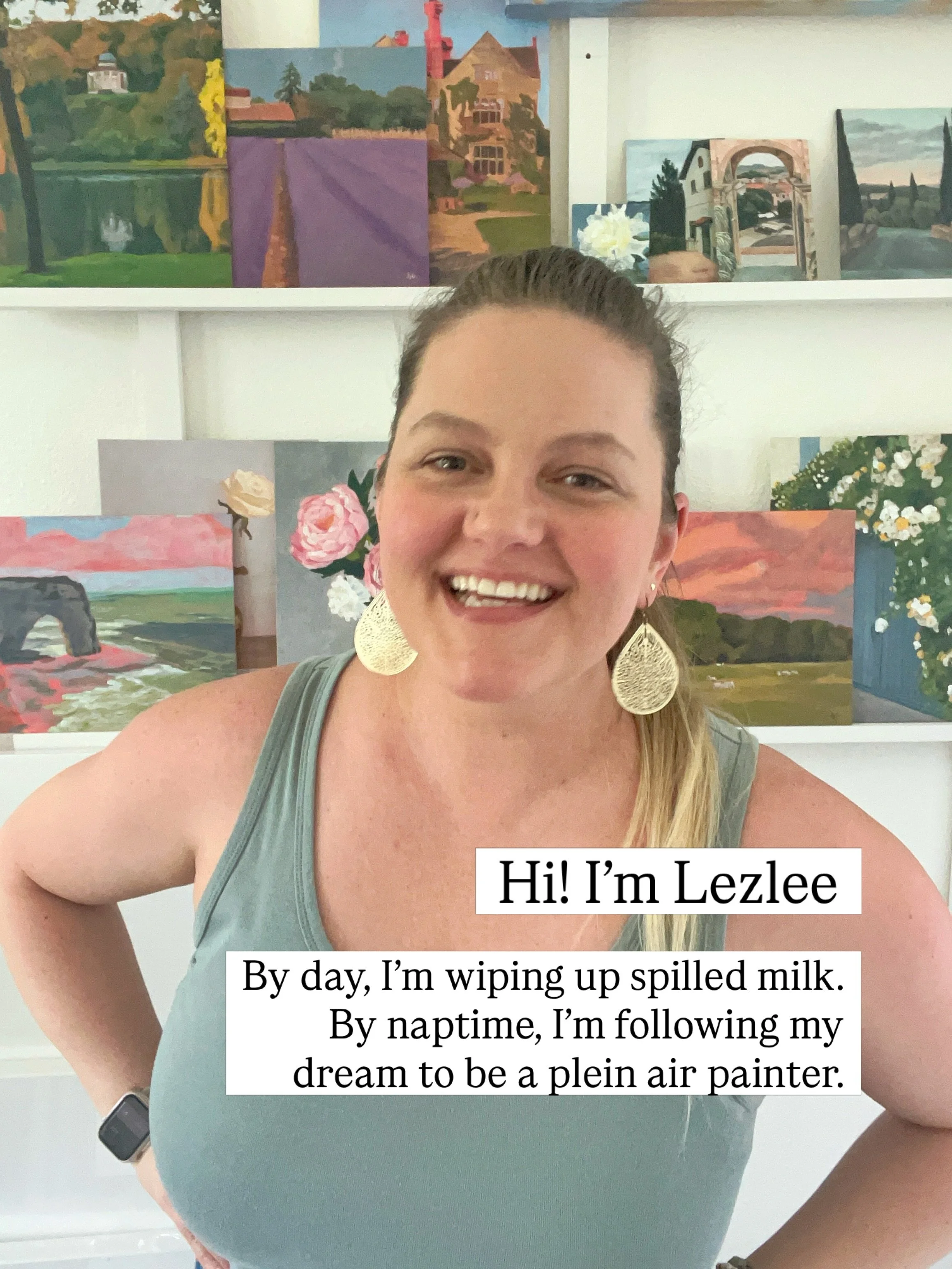 It&rsquo;s about time I introduce myself!

This was surprisingly hard to put together, because so many things have gotten me where I am today. Becoming a plein air painter is my dream, and one day a toddler naptime won&rsquo;t be the ONLY time I have