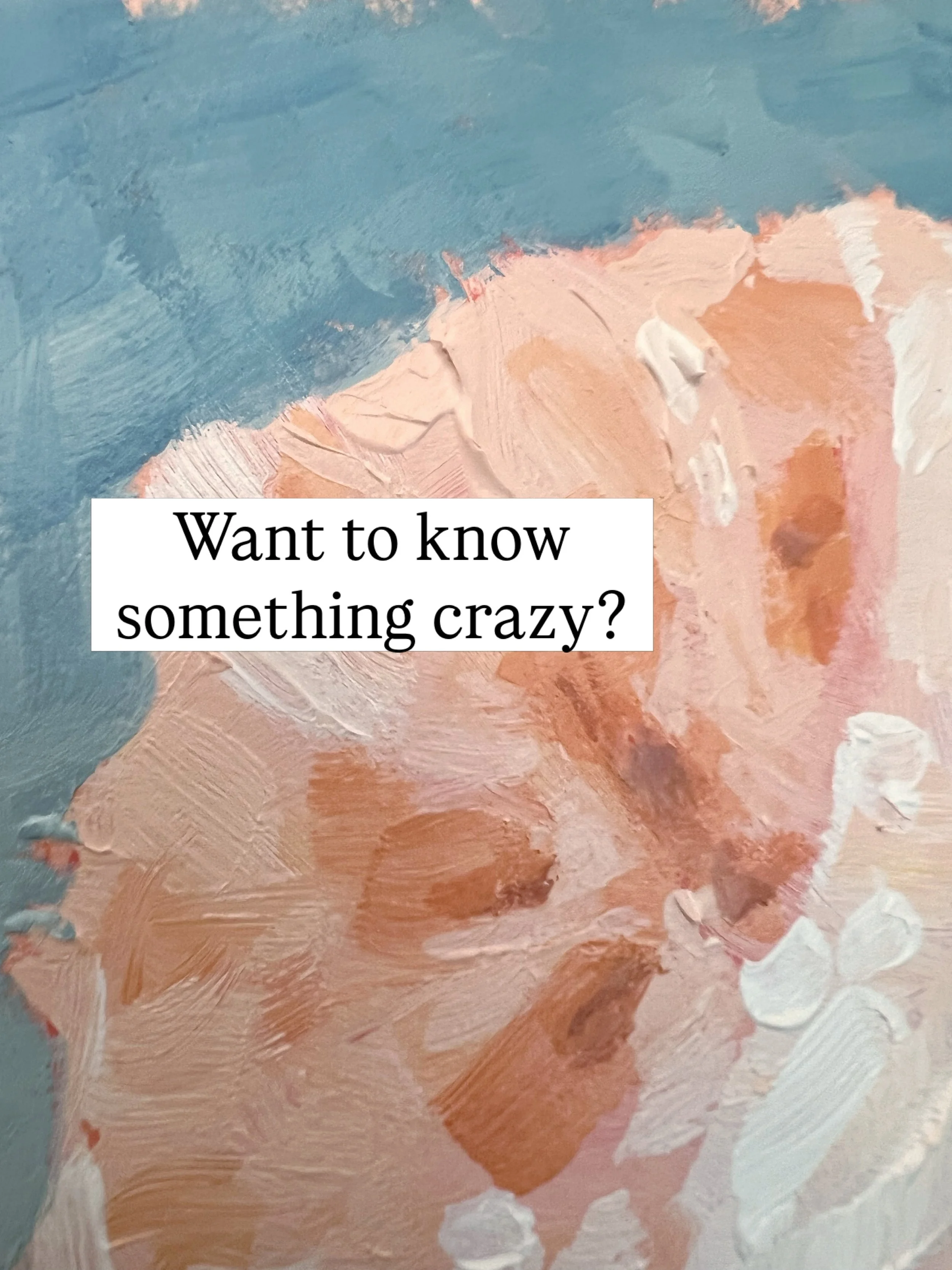 It&rsquo;s like magic. And I will never get over it.

It genuinely fascinates me. And while I&rsquo;m painting, I&rsquo;m so zoned in to painting shapes of color instead of objects, that I often don&rsquo;t know exactly what it is that I&rsquo;m pain
