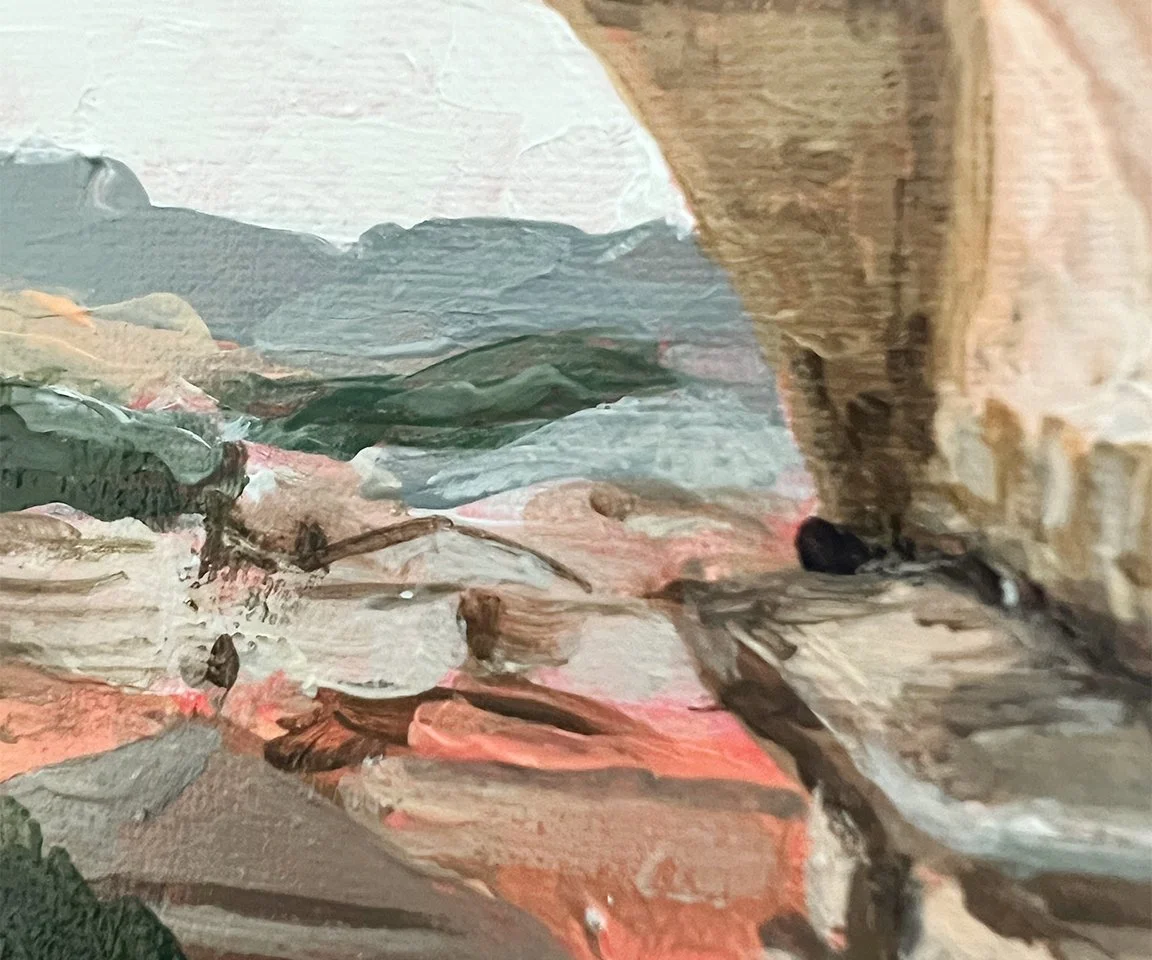 detail image of brushstrokes