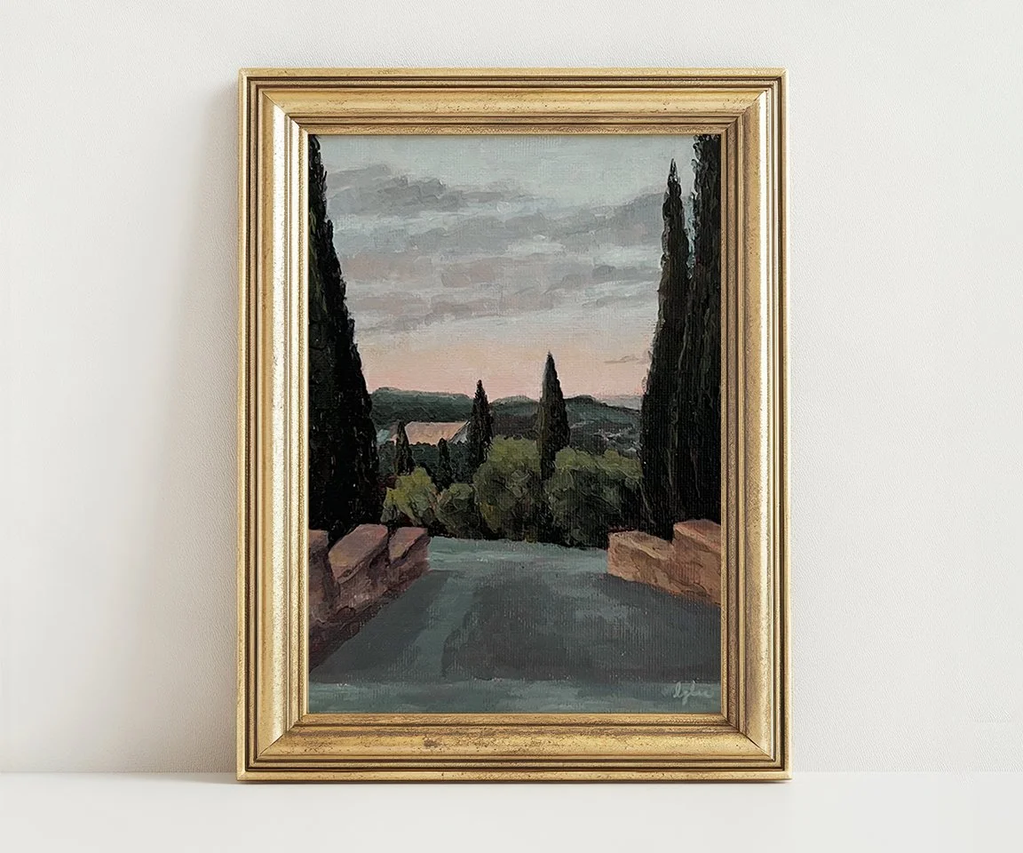 "Dusk Over the Countryside-Tuscany" Limited Edition Print