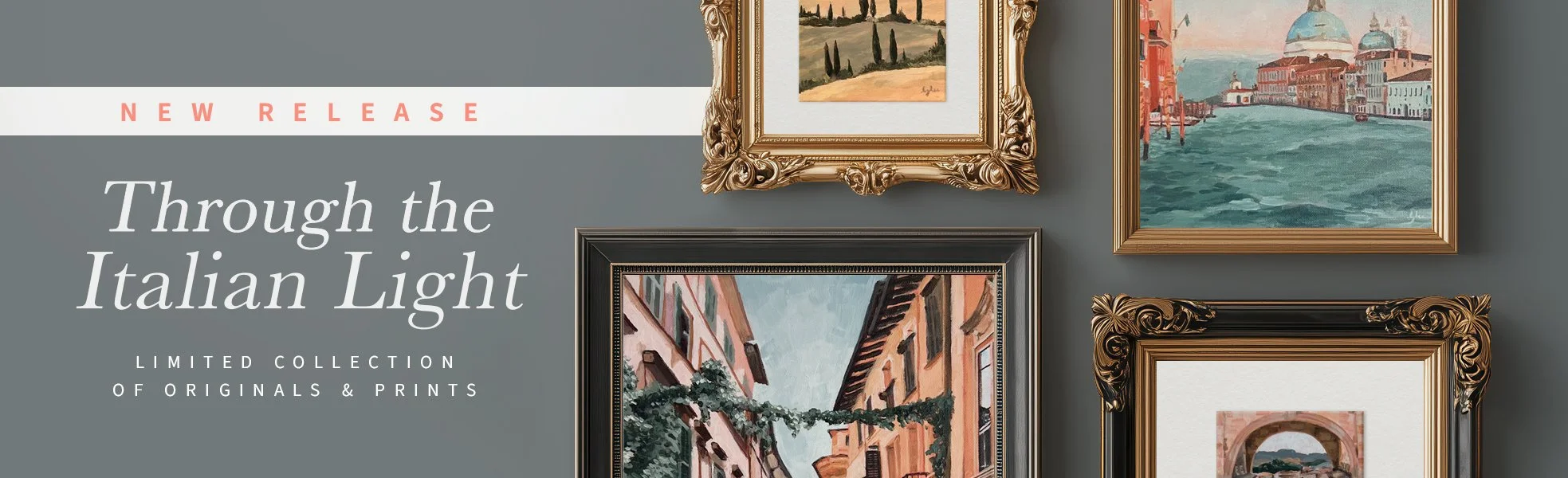 Italian Landscape Impressionist Paintings Collection Now Available