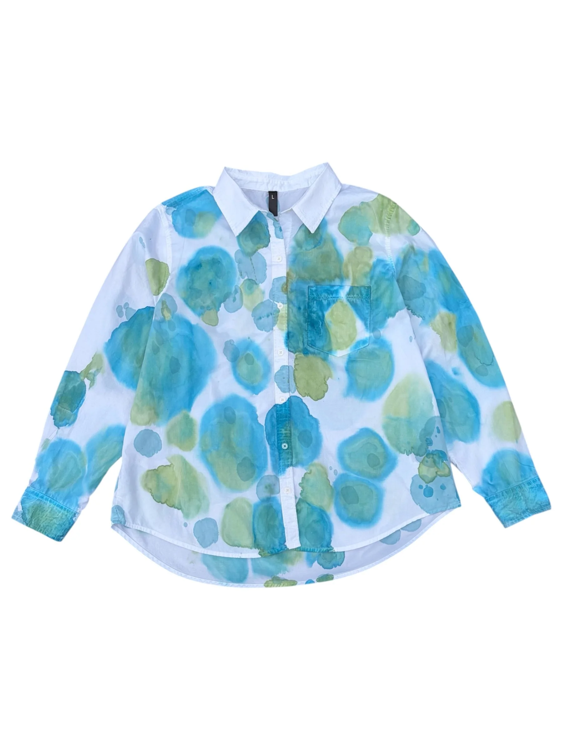 Hand-painted Blouse - Ocean Spotts