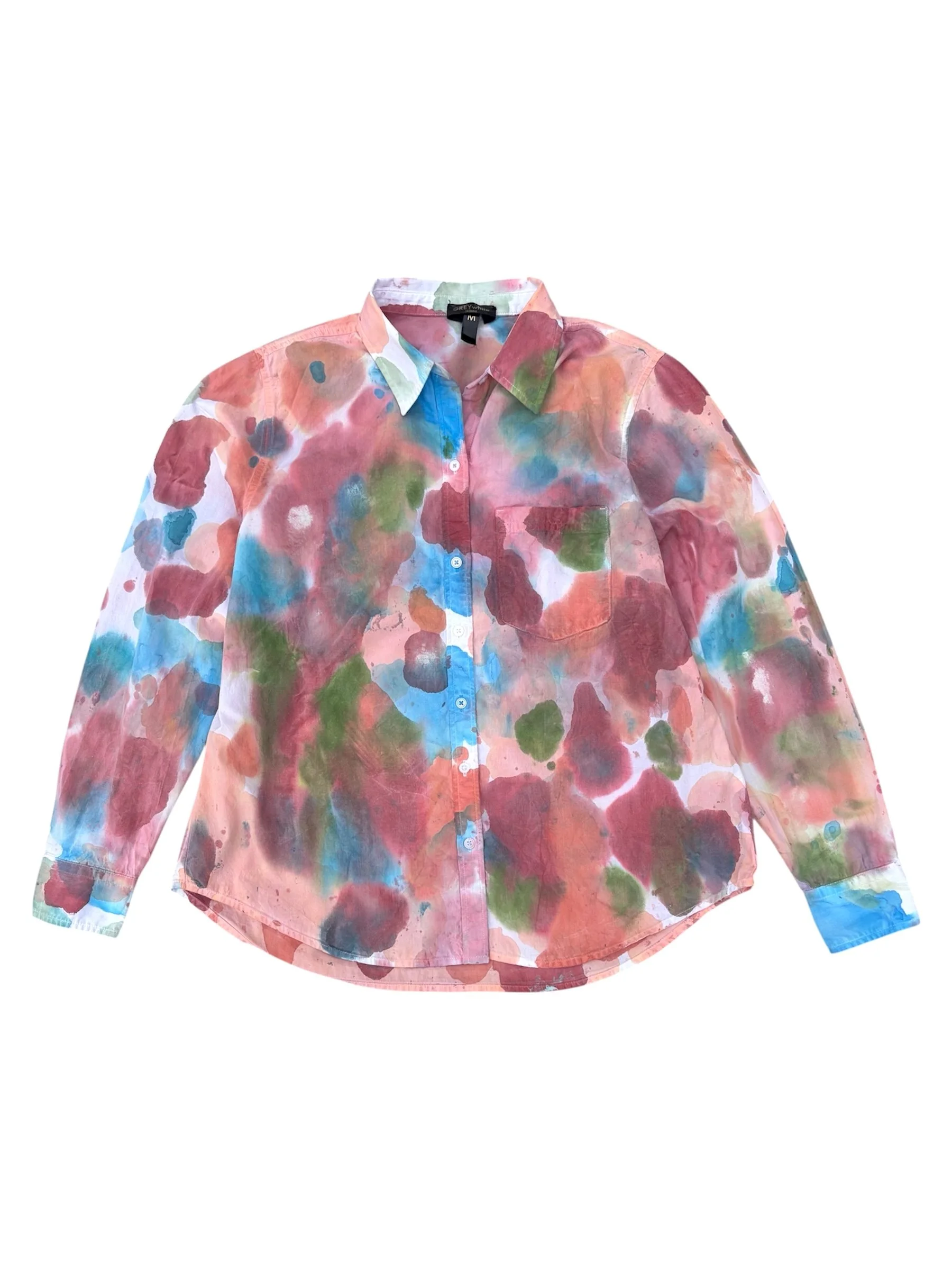 Hand-painted Blouse - Blooms