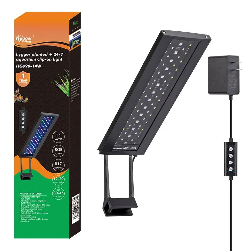 Hygger 14W Apex Clip-On Light Freshwater HG990