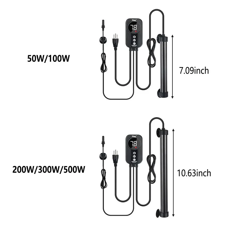 Hygger Titanium Pro Heater HG085-300W