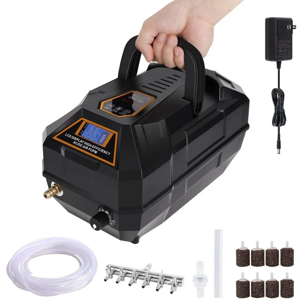 hygger Portable Rechargeable Air Pump Kit HG067-18W