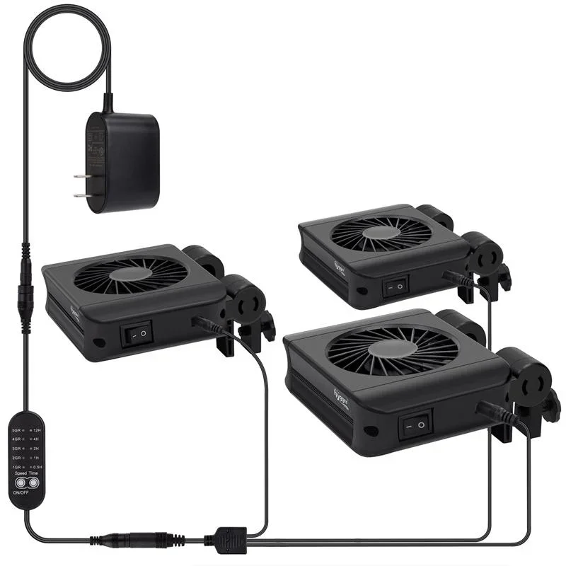 hygger Aquarium Chiller Cooling 3 Fan Heads HG051