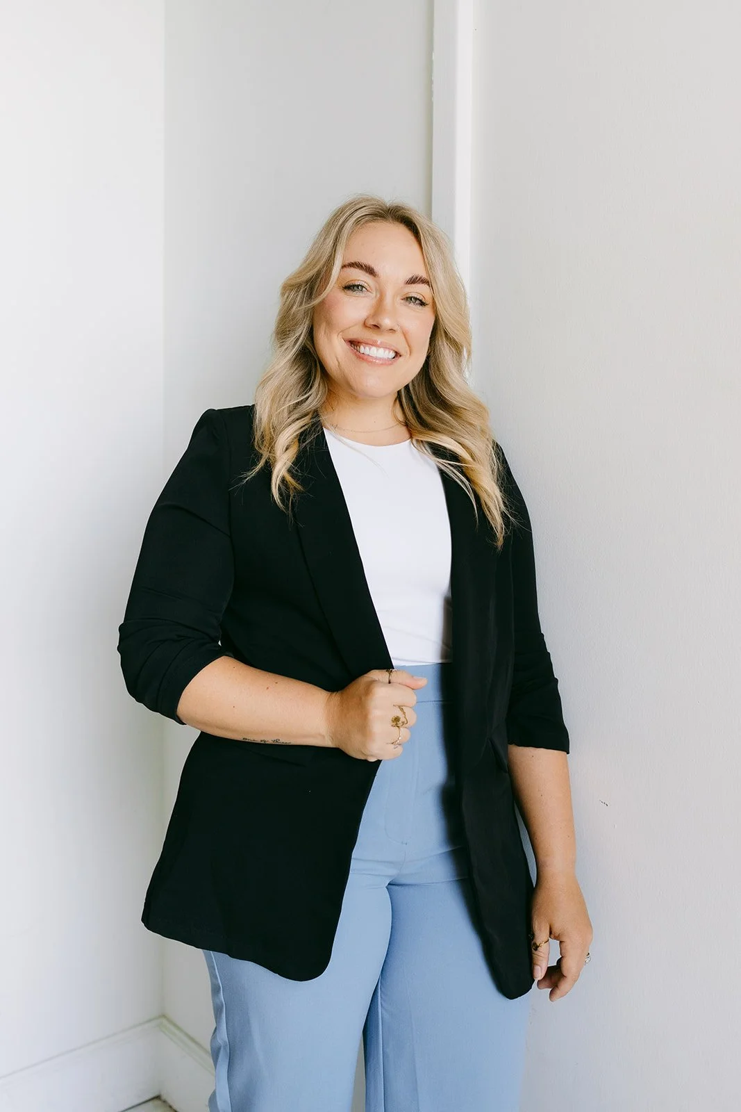  A business headshot of a woman smiling. 
