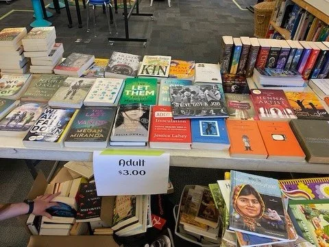 📚So much great stuff to choose from at the Library&rsquo;s Used Book Sale 📚 come by and grab some used books and puzzles (cash only) to support Ms. Jarvis and the library! Open Tuesday, June 9th 8:30-5:30
	Wednesday, June 10th 8:30-4:00
	Thursday, 