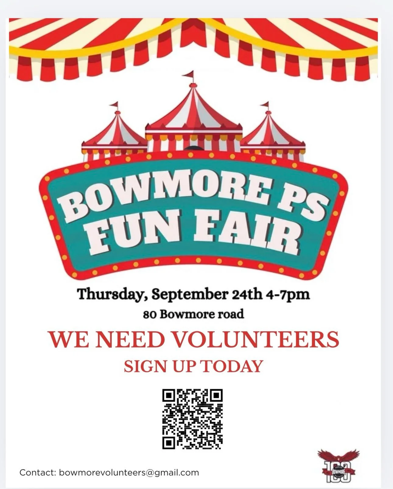 Did you know it takes approximately 250 volunteer hours on the day of the carnival to make the event a success? We are looking for A LOT of volunteers on the day to help set up, sell tickets, run an activity, tear down and more. If you can commit to 