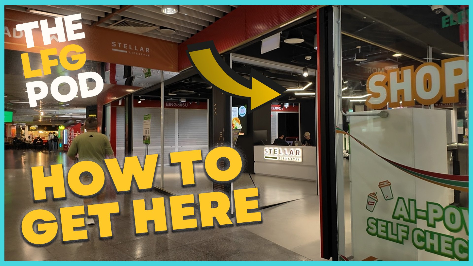 How to get to LFG Pod by MRT, Car, Private hire car