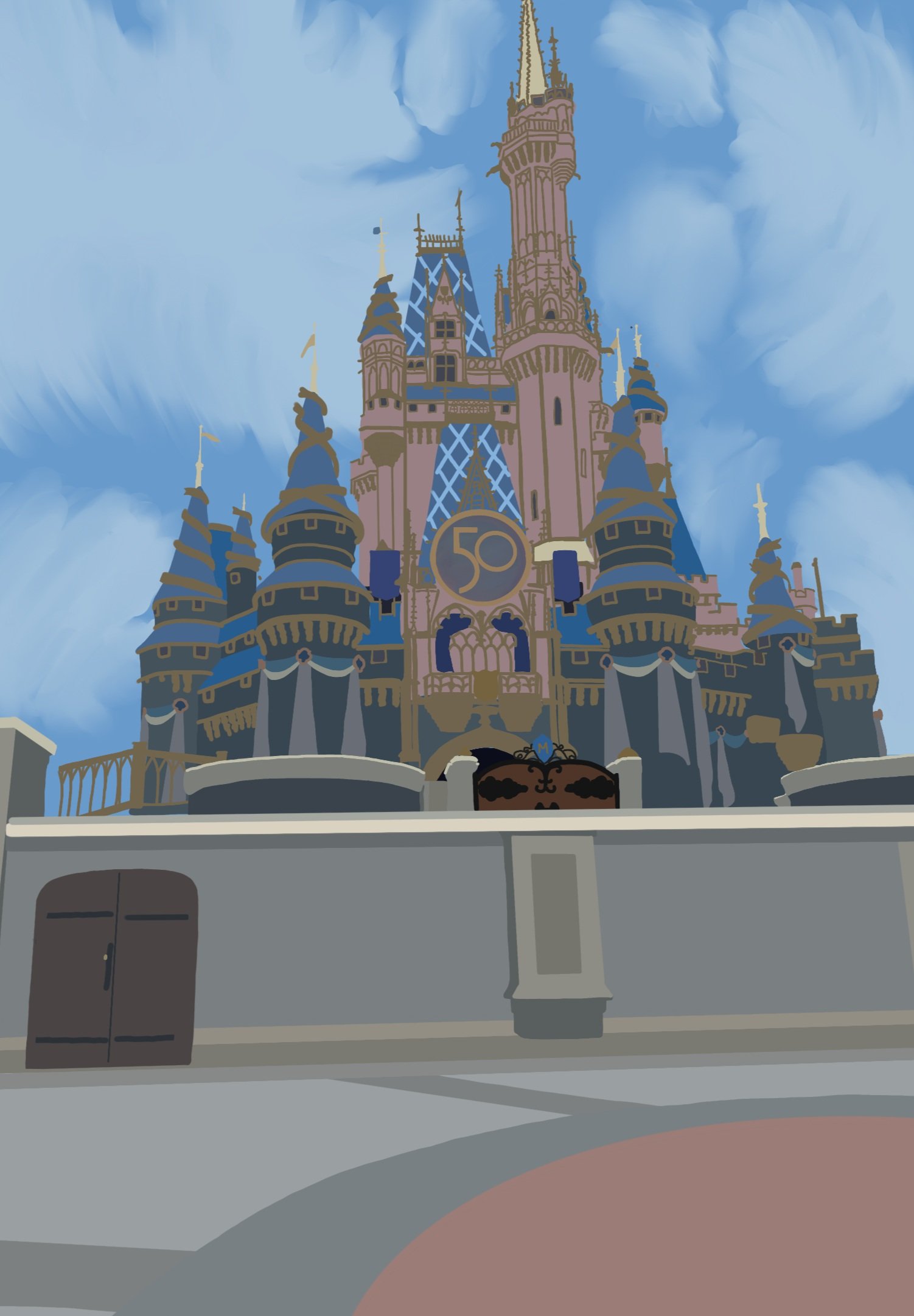 Disney World -Magic Kingdom Castle
