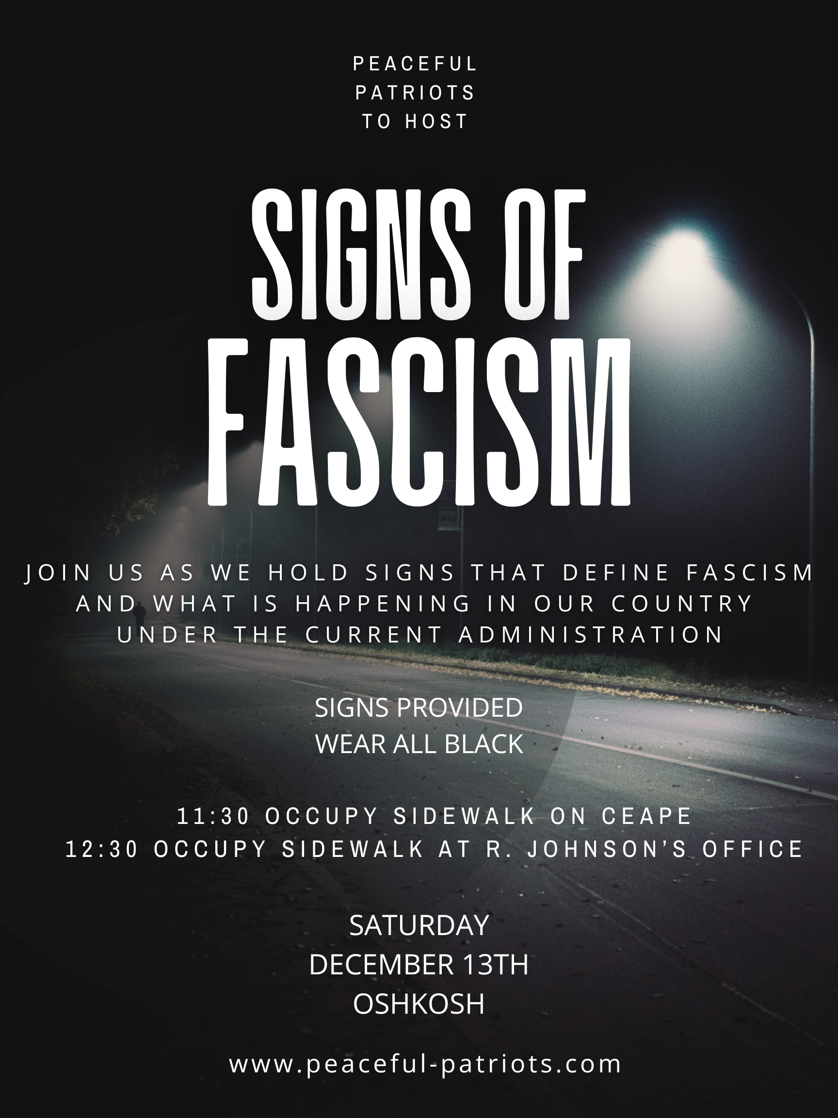 Signs of Fascism Event