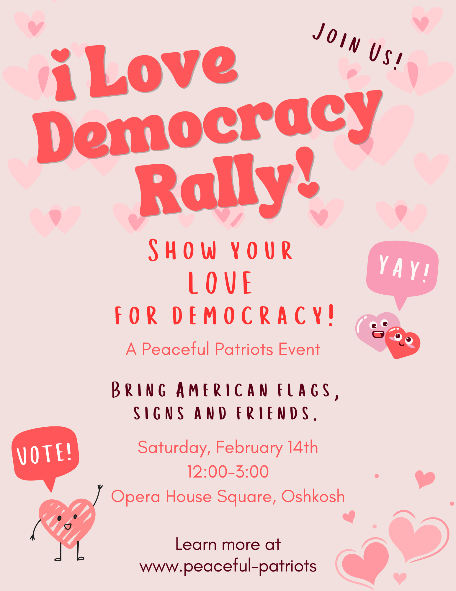 I Love Democracy Rally