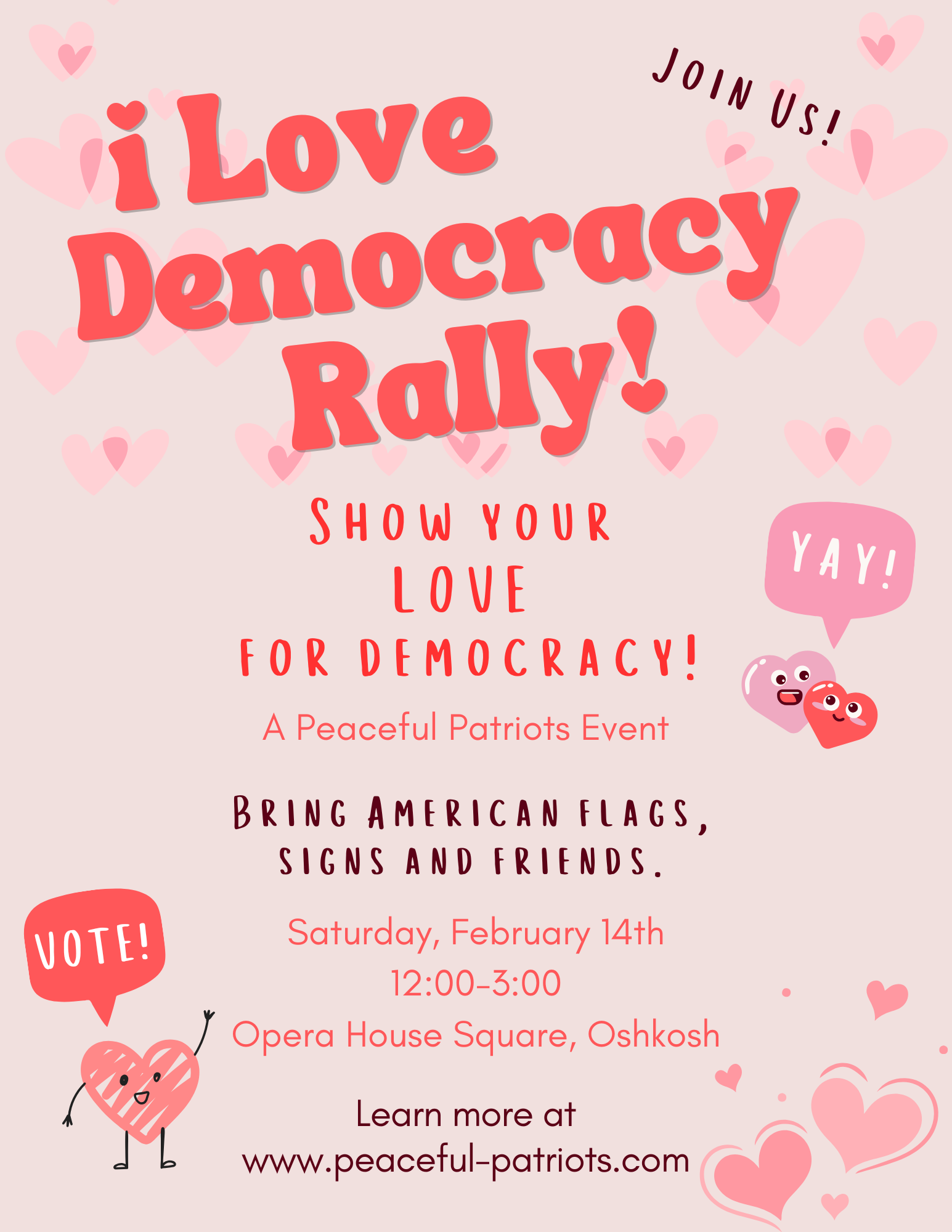 I Love Democracy Rally
