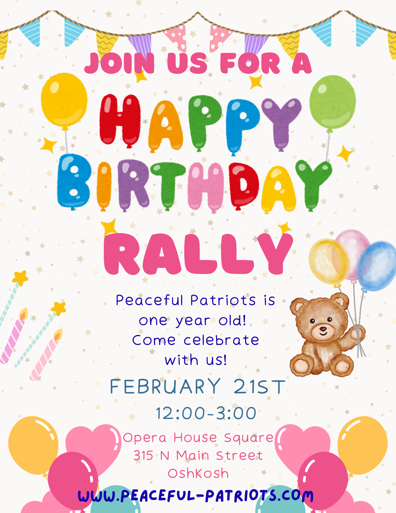 HAPPY BIRTHDAY RALLY!